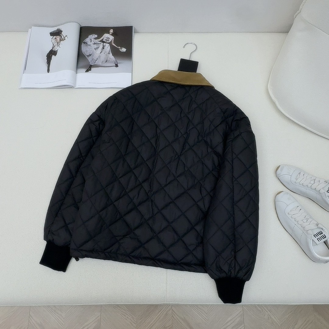 [MIU MIU-미우미우] 미우미우 퀼팅 패딩 자켓