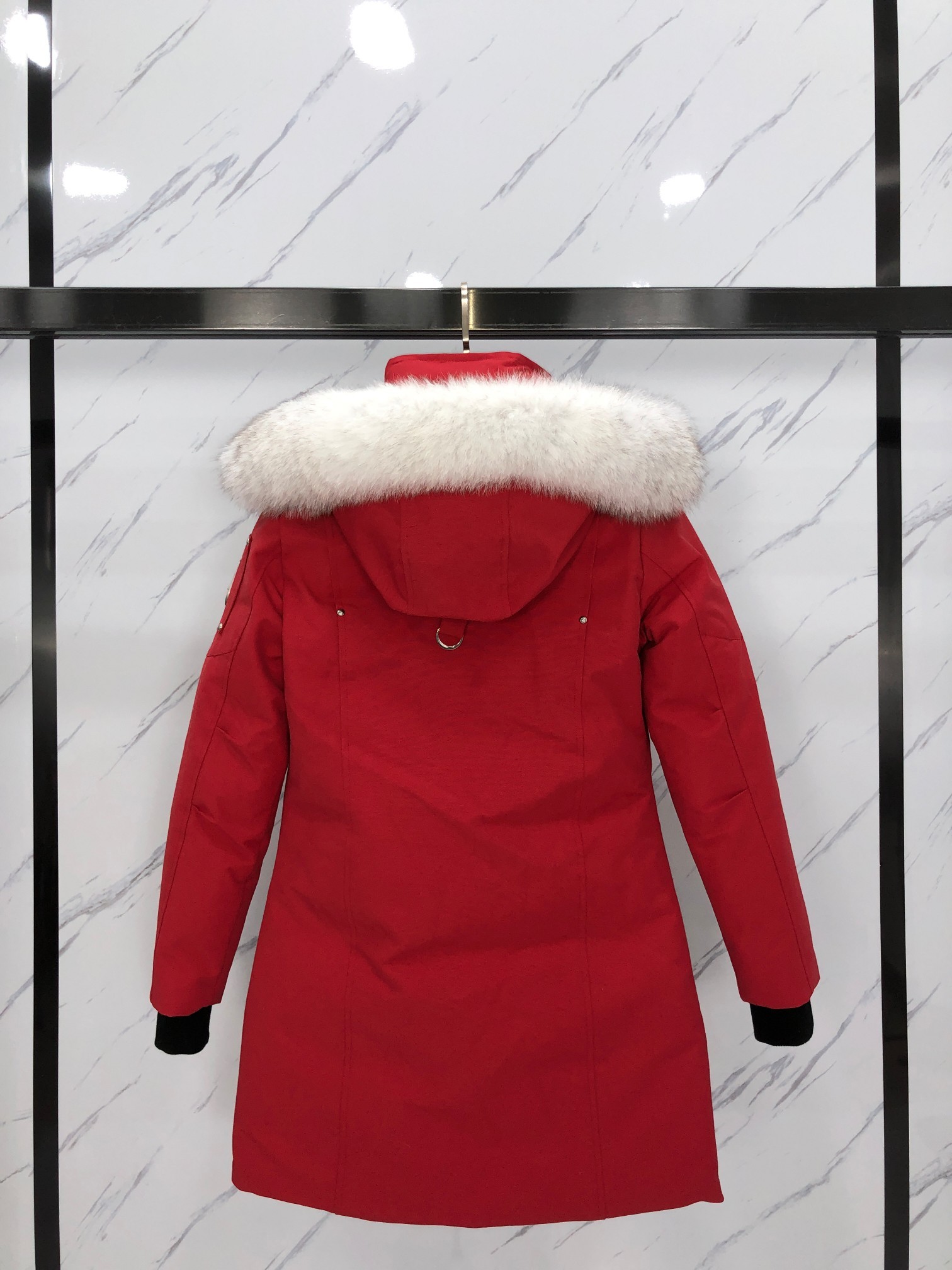 [Moose knuckles -무스너클 ]  무스너클 스틸링 여성 패딩 재킷 레드