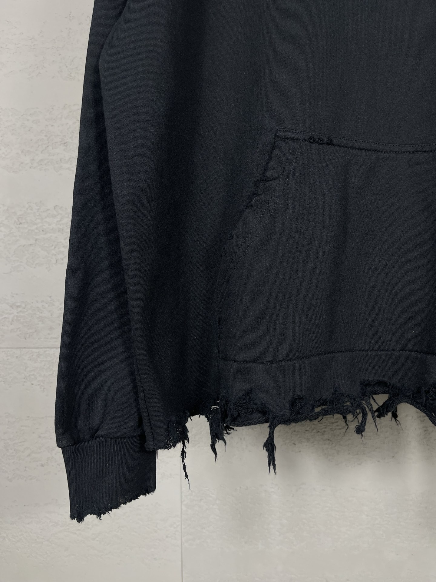 [BALENCIAGA-발렌시아가] 발렌시아가 프렌즈 데님 워싱 후드 티셔츠