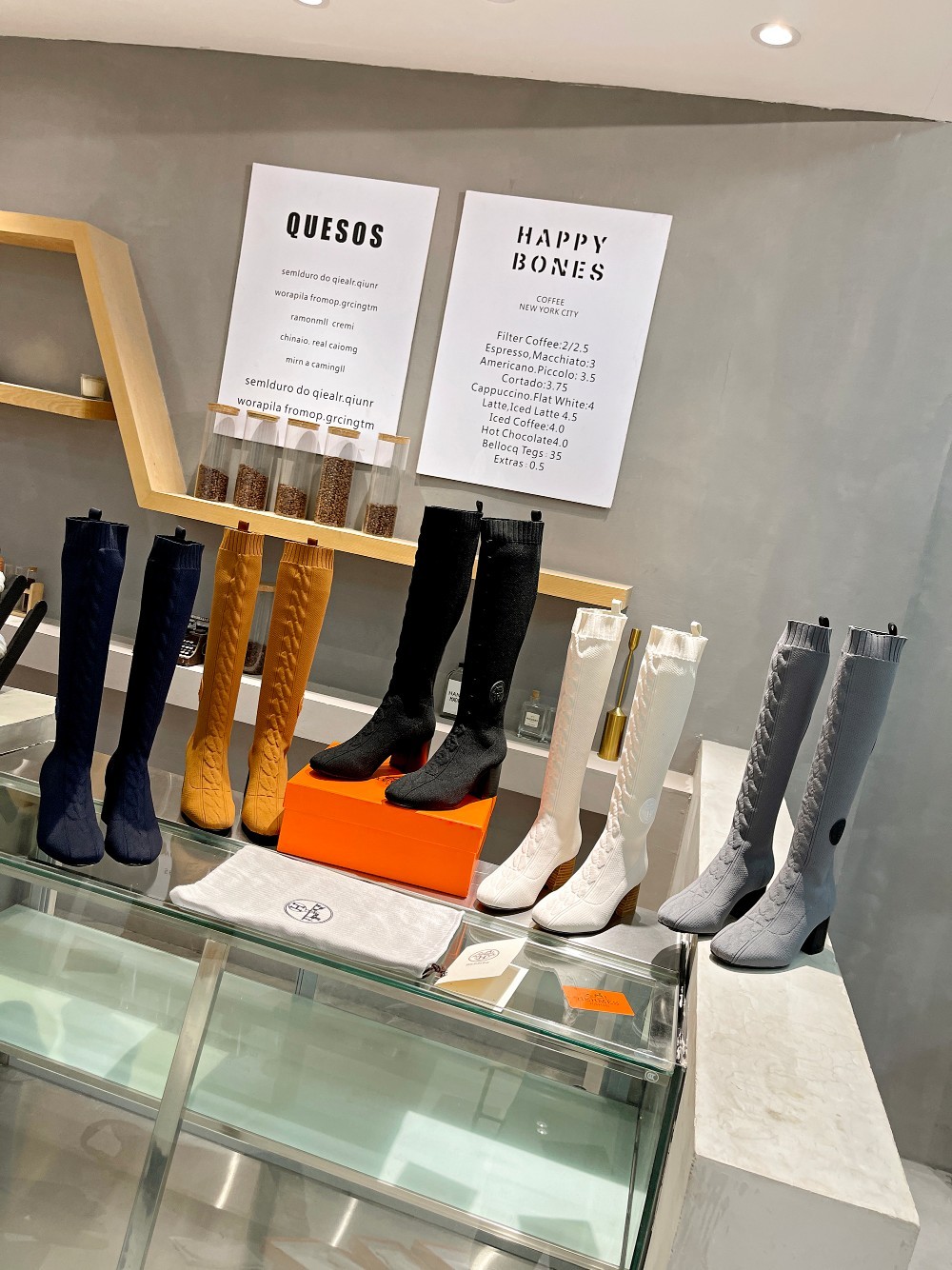 [HERMES-에르메스] 에르메스 니트 롱 부츠