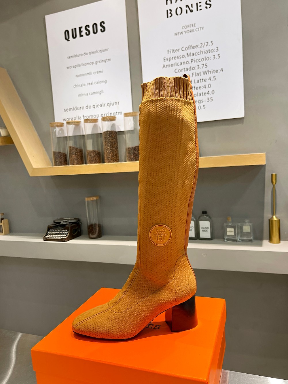 [HERMES-에르메스] 에르메스 니트 롱 부츠