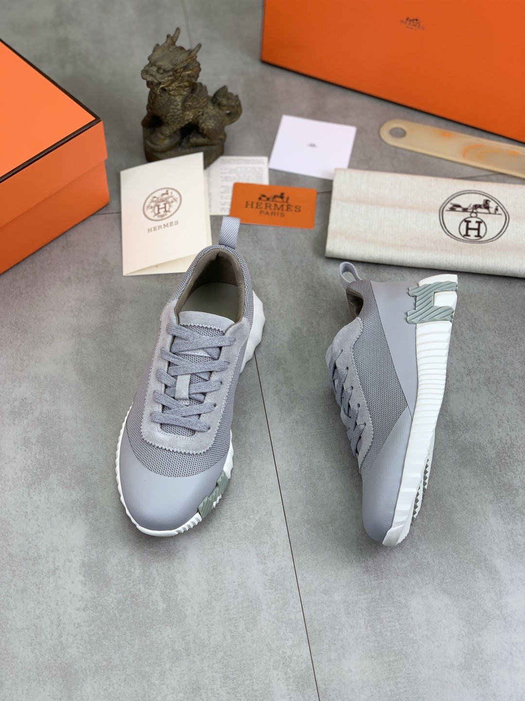 [HERMES-에르메스] 에르메스 바운싱 스니커즈 남여공용