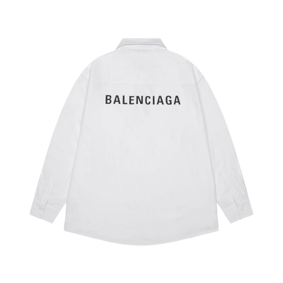 [BALENCIAGA-발렌시아가] 발렌시아가 백로고 프린팅 셔츠