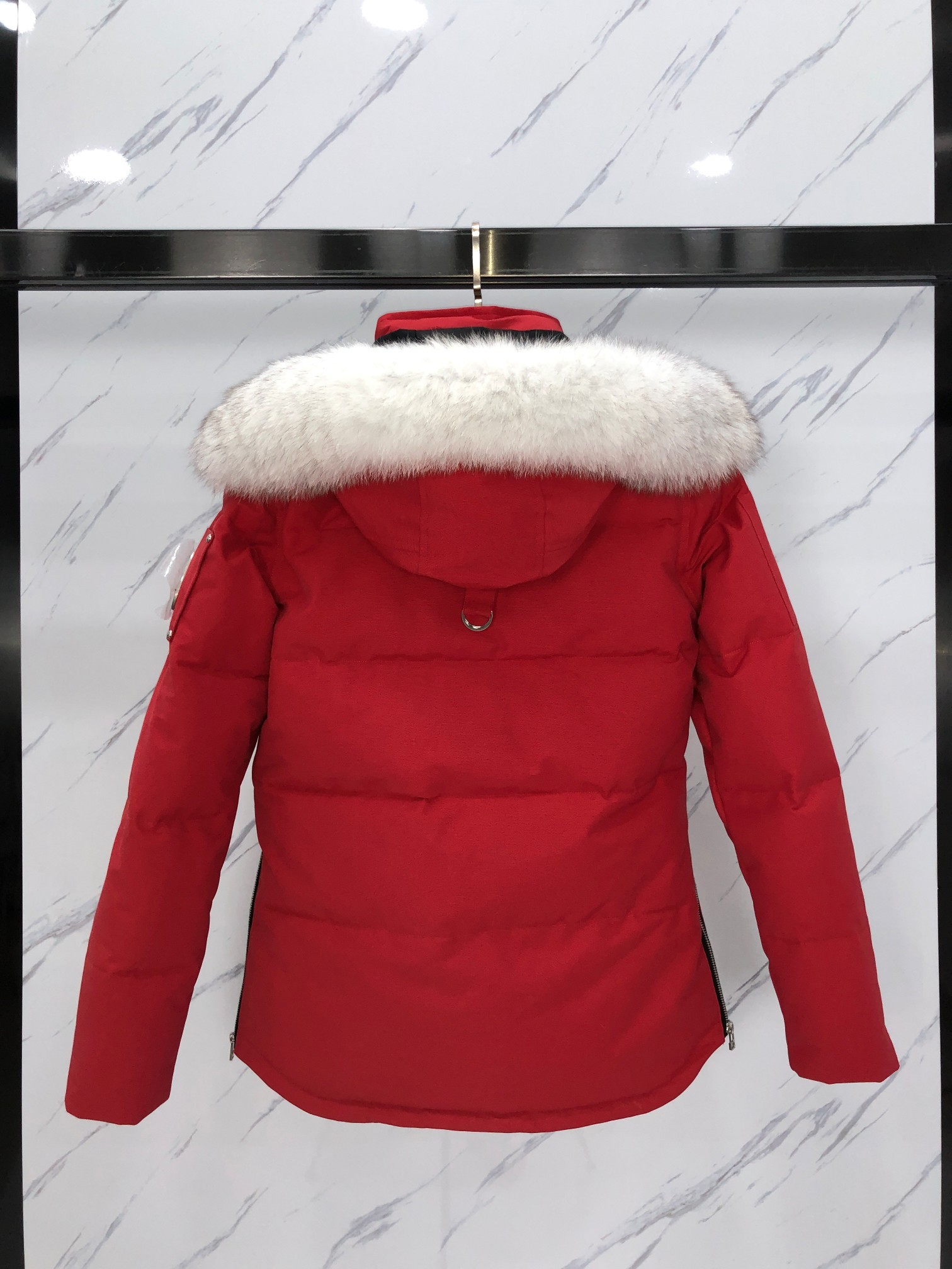 [Moose knuckles -무스너클 ] 무스너클 쓰리쿼터 버클 패딩