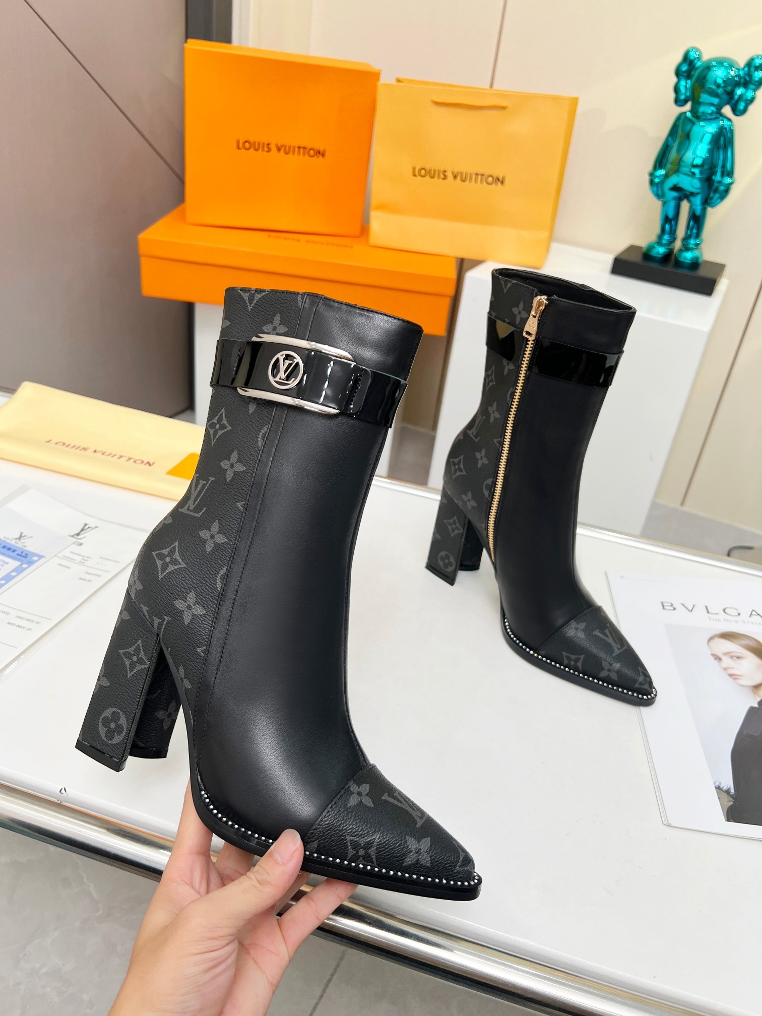 [LOUIS VUITTON-루이비통] 루이비통 앵클 부츠