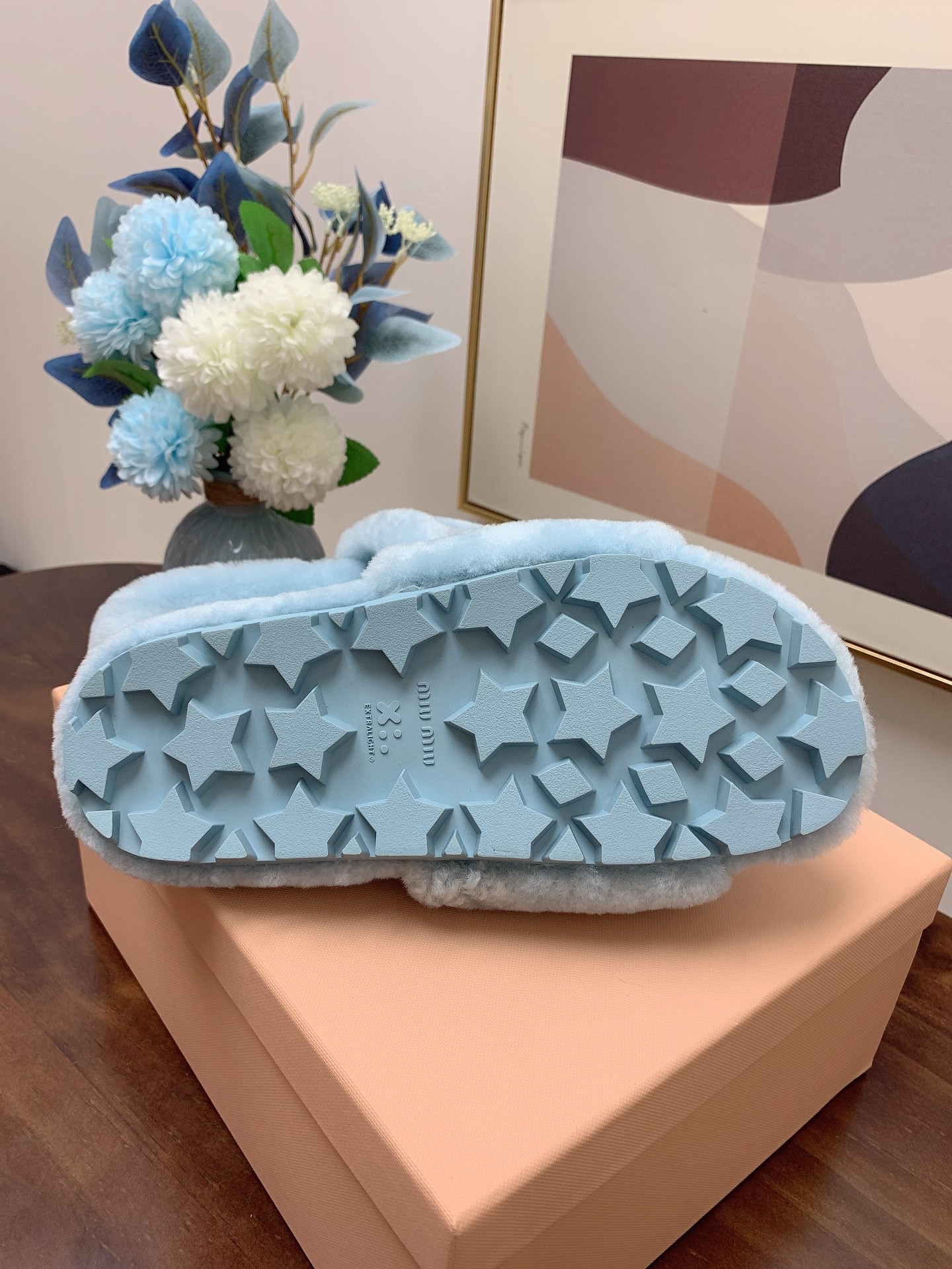 [MIU MIU-미우미우] 미우미우 털 슬리퍼