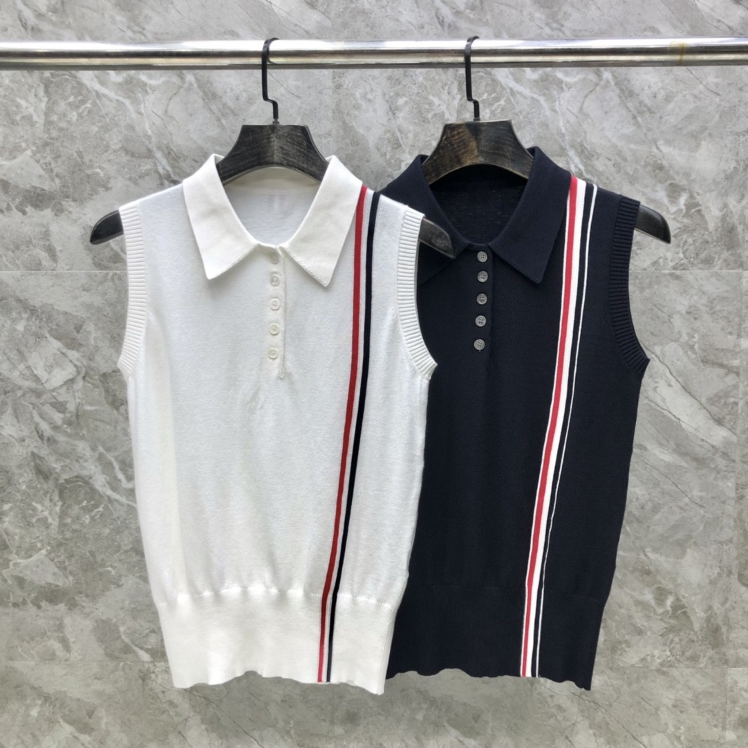 [TOM BROWNE -톰브라운 ] 톰브라운 여성 삼선 민소매