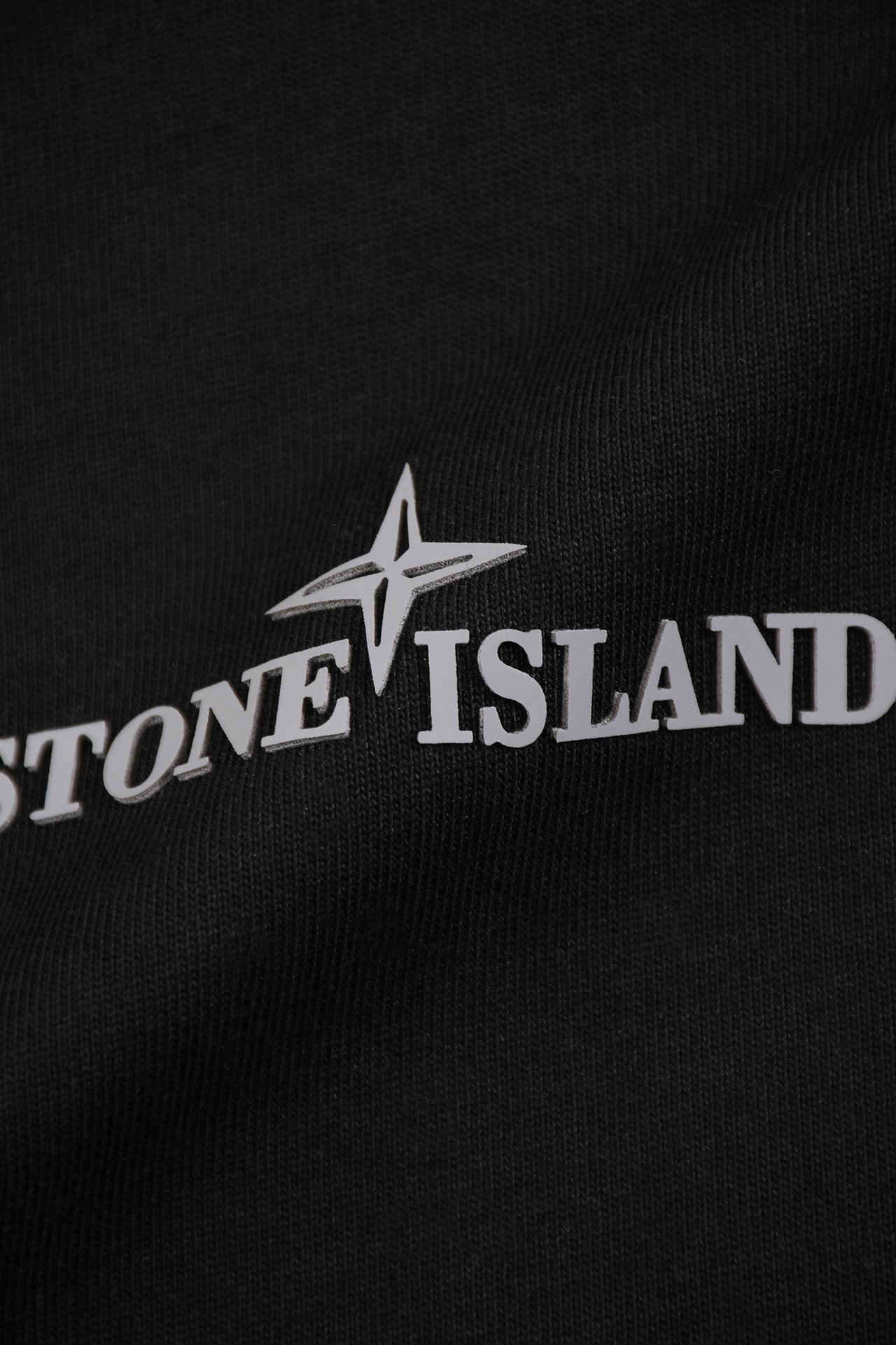 [STON ISLAND -스톤아일랜드] 스톤아일랜드 백 프린팅 티셔츠 블랙