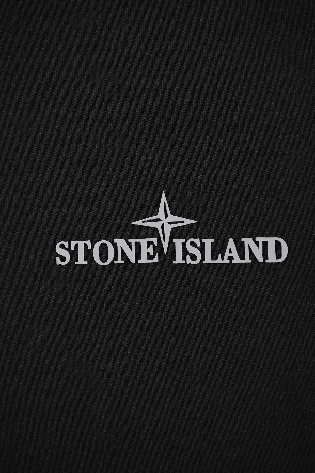 [STON ISLAND -스톤아일랜드] 스톤아일랜드 백 프린팅 티셔츠 블랙