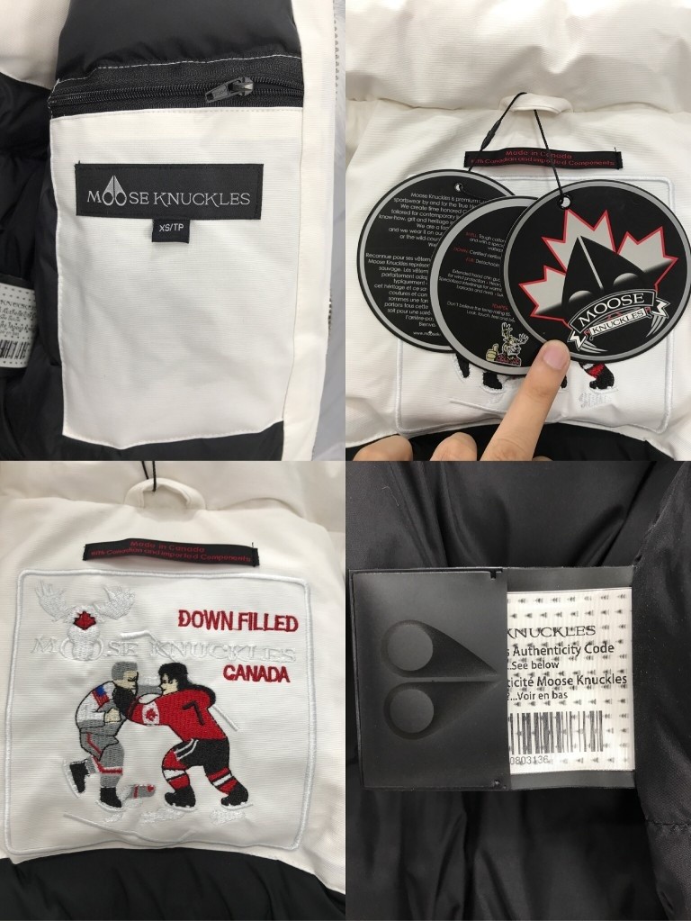 [Moose knuckles -무스너클 ]  무스너클 쓰리쿼터 버클 패딩