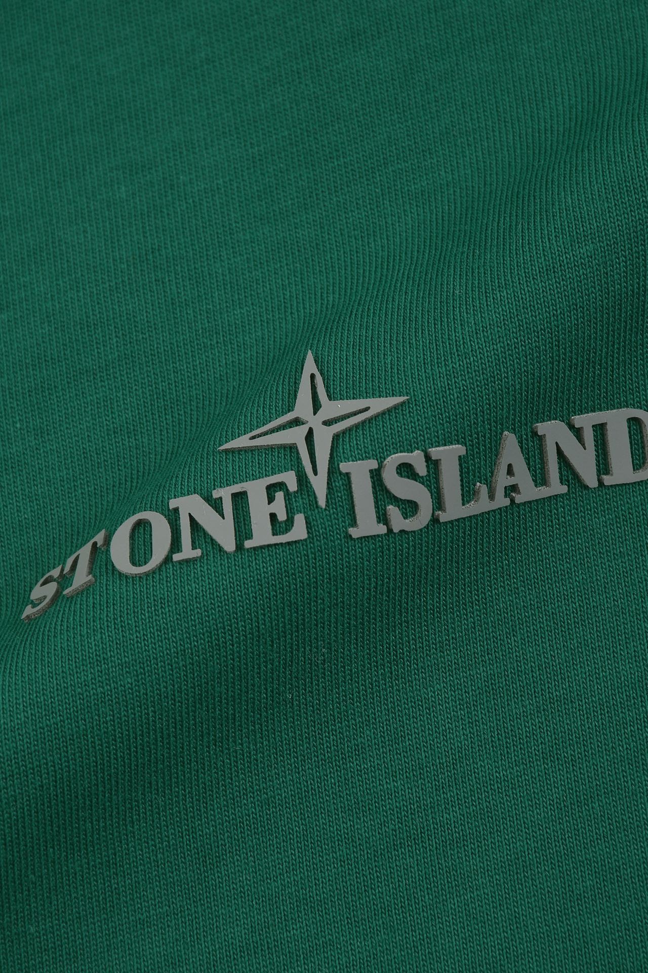 [STON ISLAND -스톤아일랜드] 스톤아일랜드 백 로고 프린팅 반팔 티셔츠