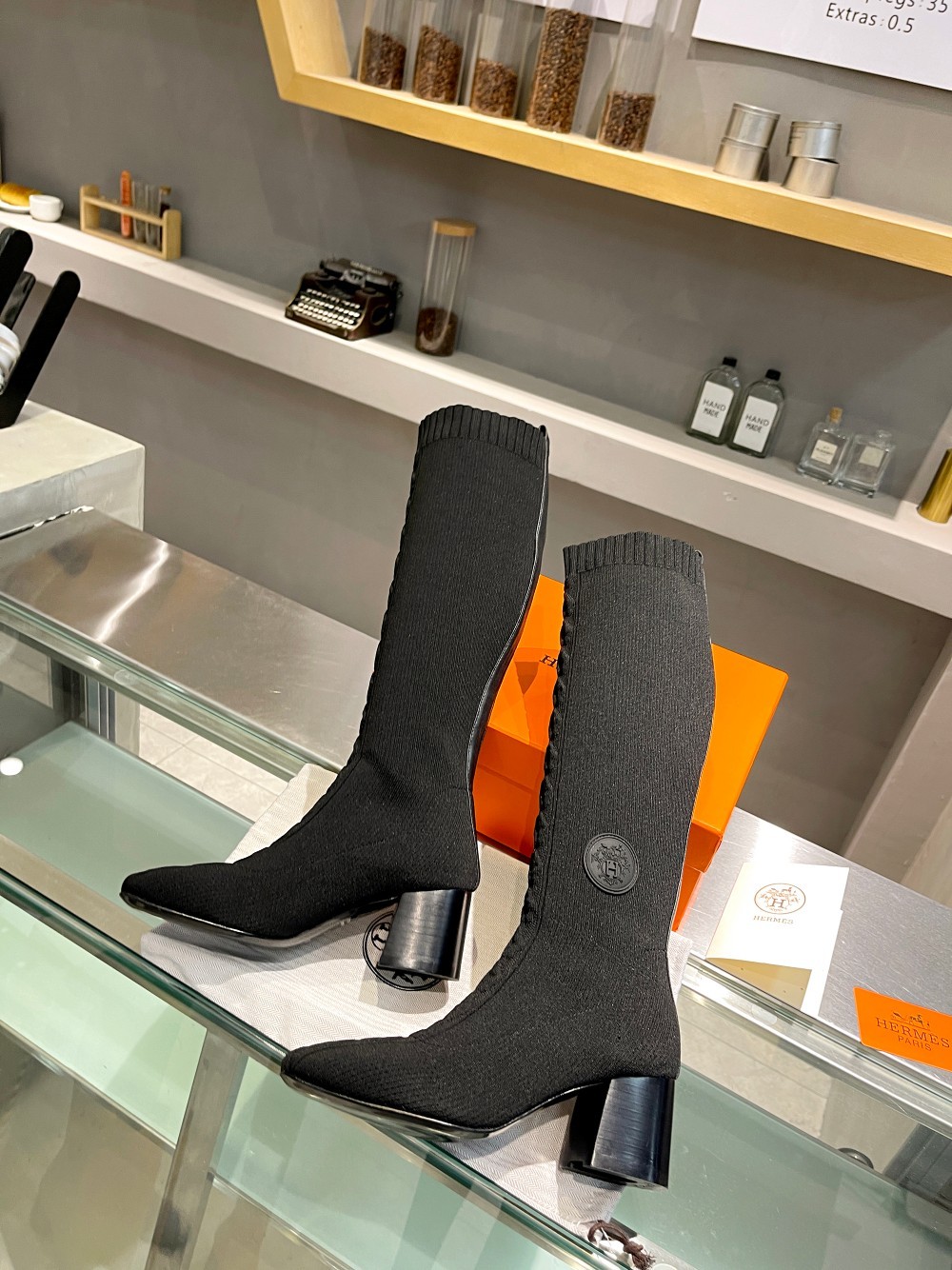 [HERMES-에르메스] 에르메스 니트 롱 부츠