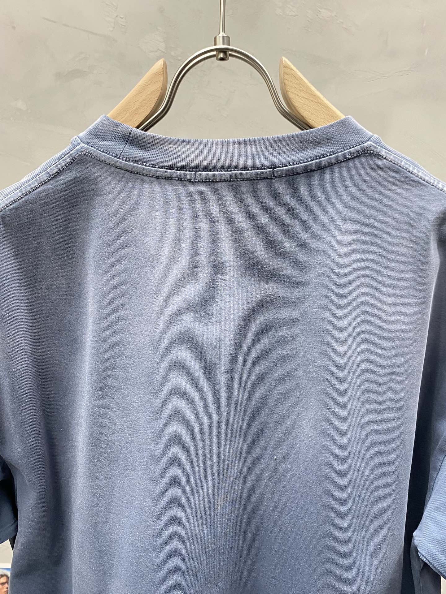 [STON ISLAND -스톤아일랜드] 스톤아일랜드 스탬프 프린트 코튼저지 티셔츠