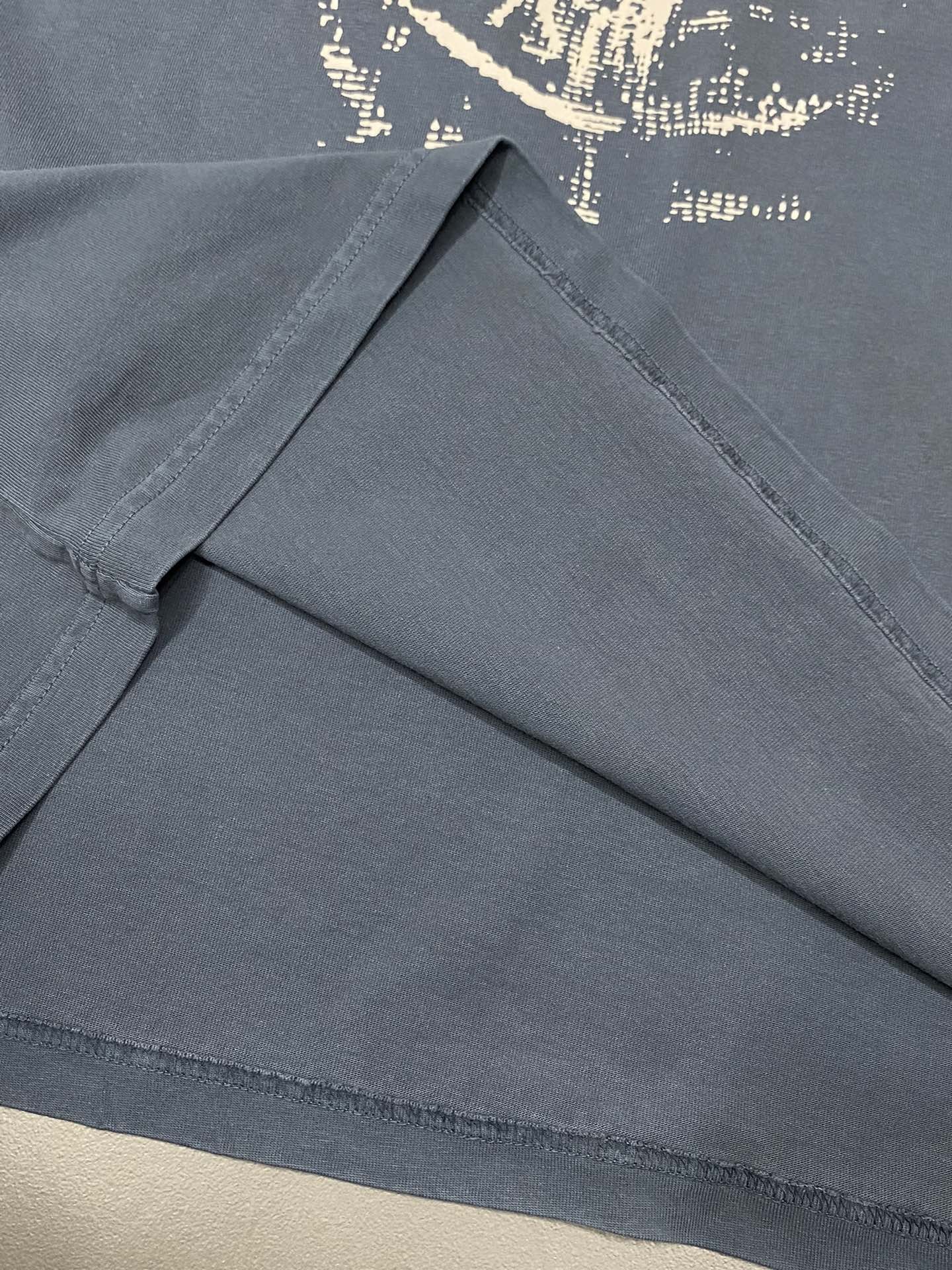 [STON ISLAND -스톤아일랜드] 스톤아일랜드 스탬프 프린트 코튼저지 티셔츠