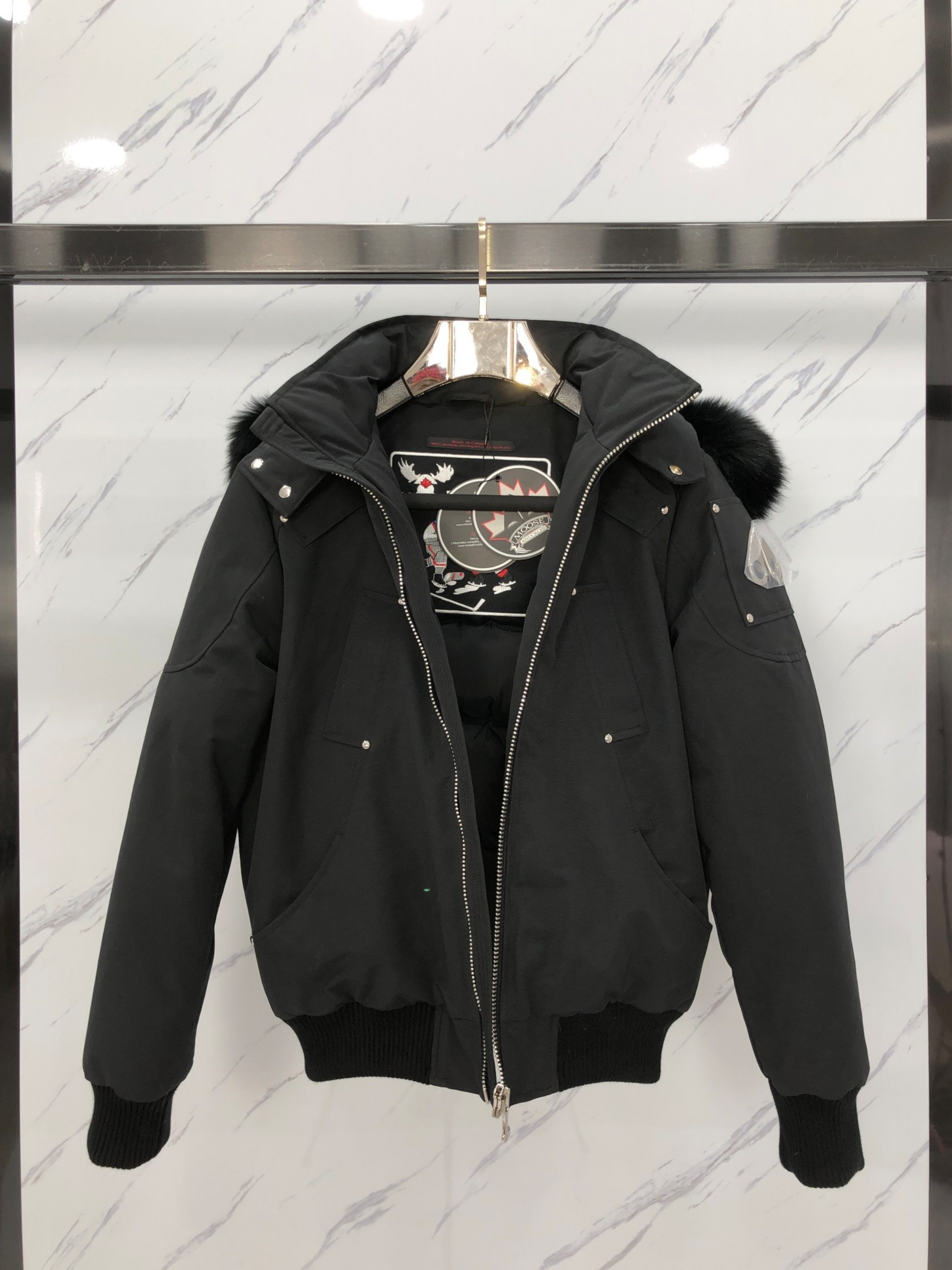 [Moose knuckles -무스너클 ]   무스너클 발리스틱 봄버 재킷