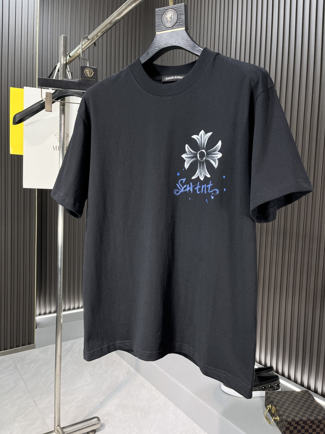 [CHROM HEARTS -크롬하츠] 크롬하츠 캐주얼 코튼 반팔 티셔츠