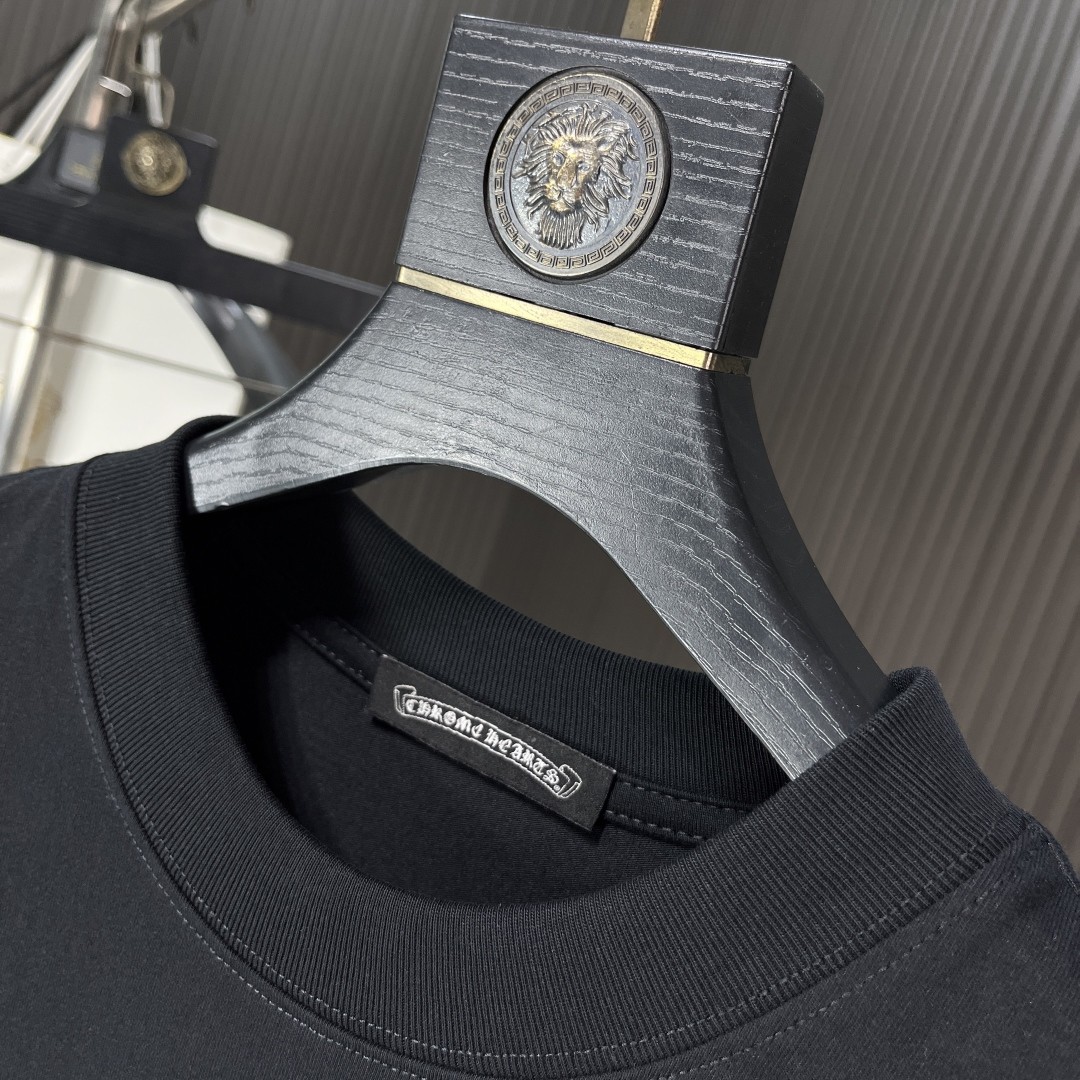 [CHROM HEARTS -크롬하츠] 크롬하츠 캐주얼 코튼 반팔 티셔츠