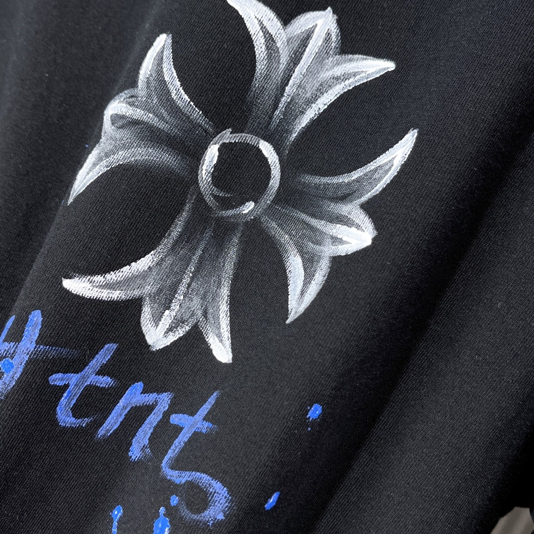 [CHROM HEARTS -크롬하츠] 크롬하츠 캐주얼 코튼 반팔 티셔츠