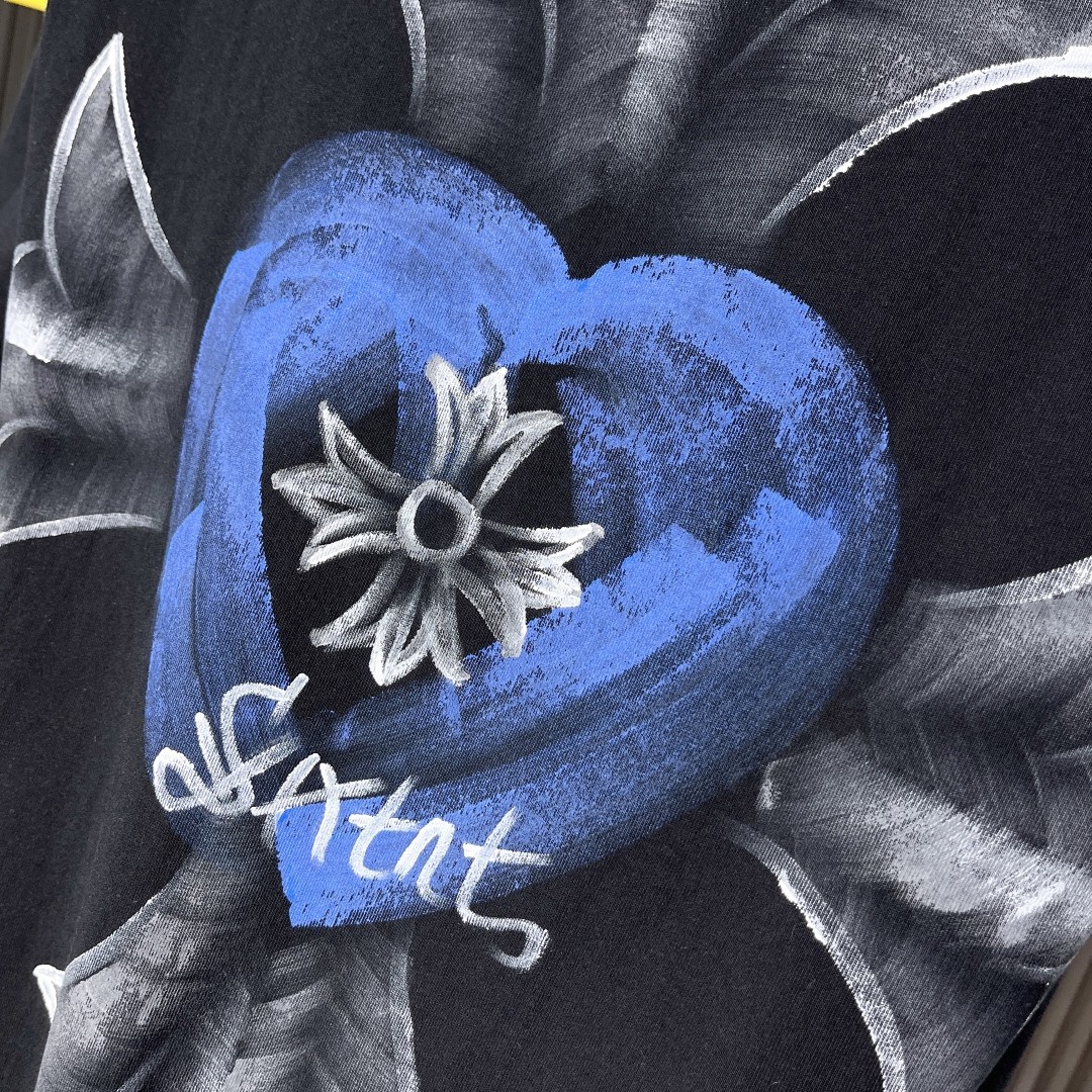 [CHROM HEARTS -크롬하츠] 크롬하츠 캐주얼 코튼 반팔 티셔츠