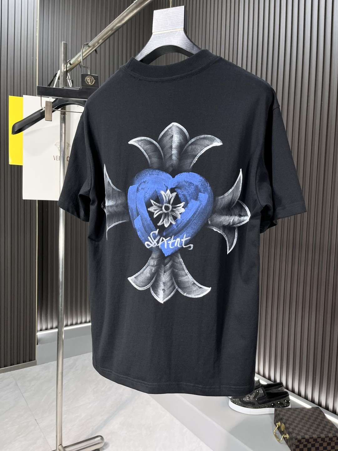 [CHROM HEARTS -크롬하츠] 크롬하츠 캐주얼 코튼 반팔 티셔츠