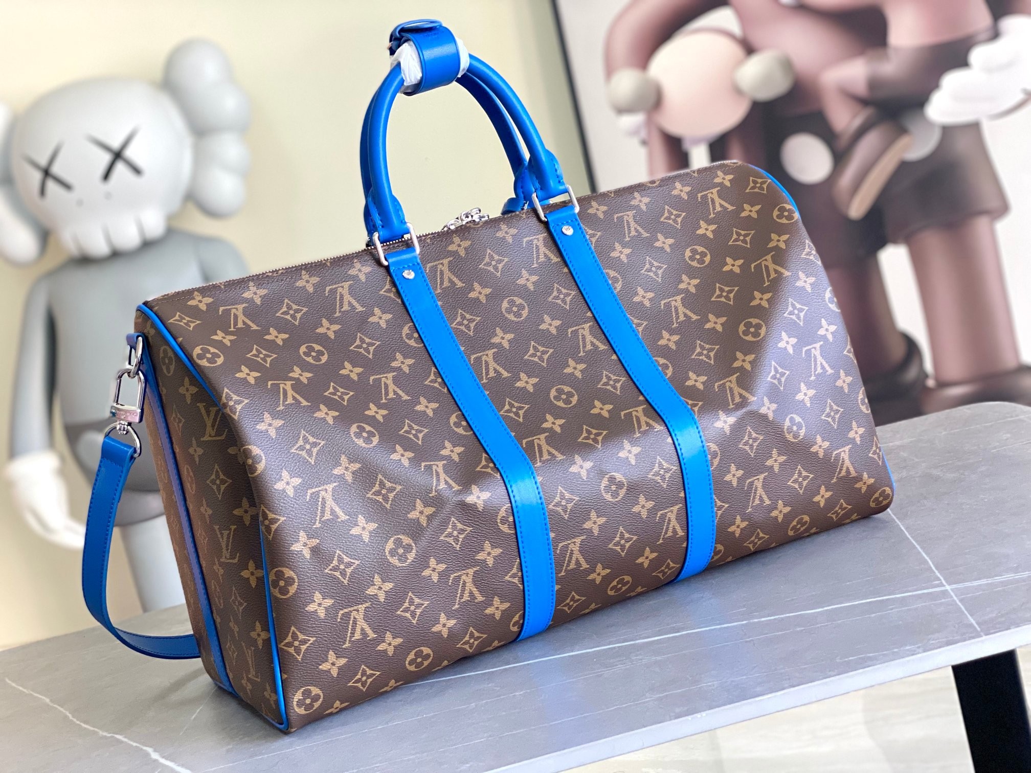 [LOUIS VUITTON-루이비통]  루이비통 모노그램 키폴 반둘리에 50  M46772