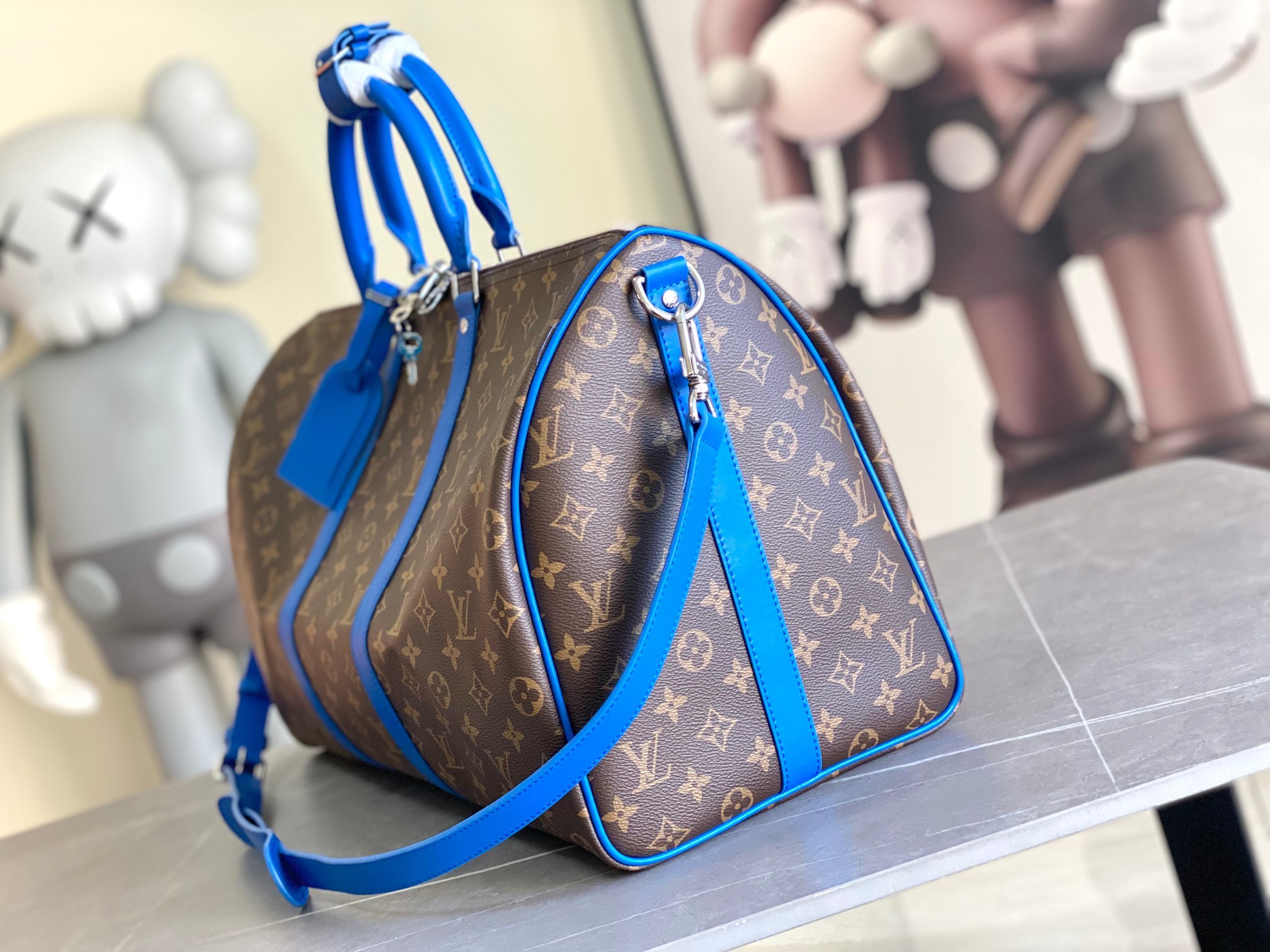 [LOUIS VUITTON-루이비통]  루이비통 모노그램 키폴 반둘리에 50  M46772