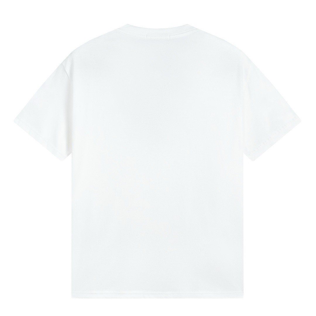 [STON ISLAND -스톤아일랜드] 스톤아일랜드 시그니처 로고 백 크랙 페인팅 라운드 티셔츠