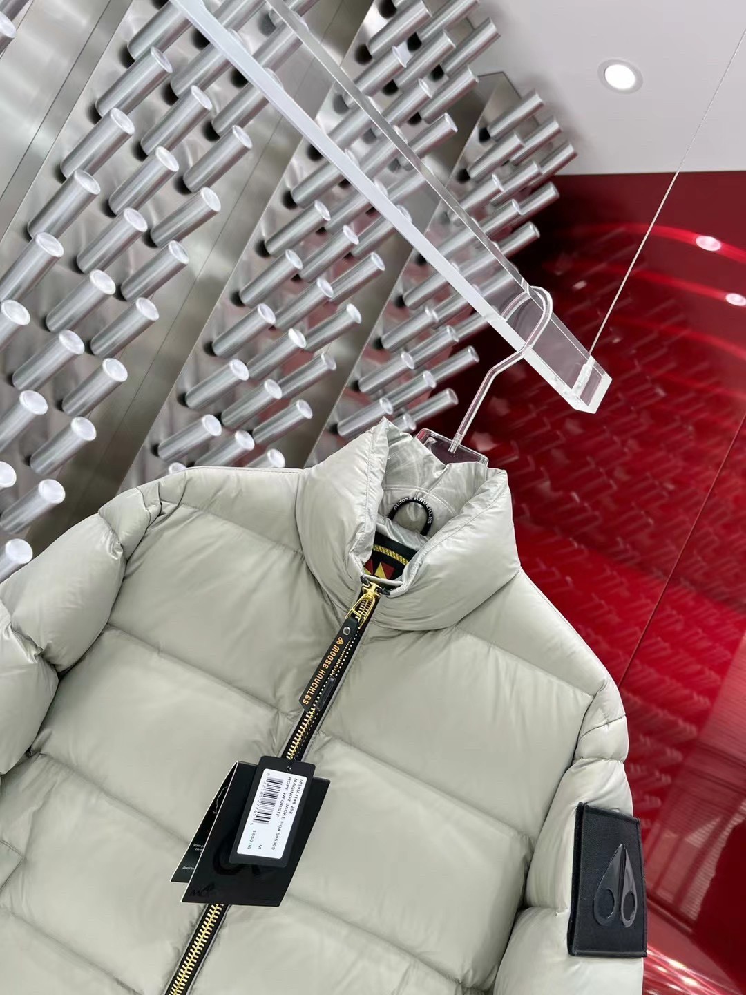 [Moose knuckles -무스너클 ]  무스너클 다운 패딩 자켓 카키