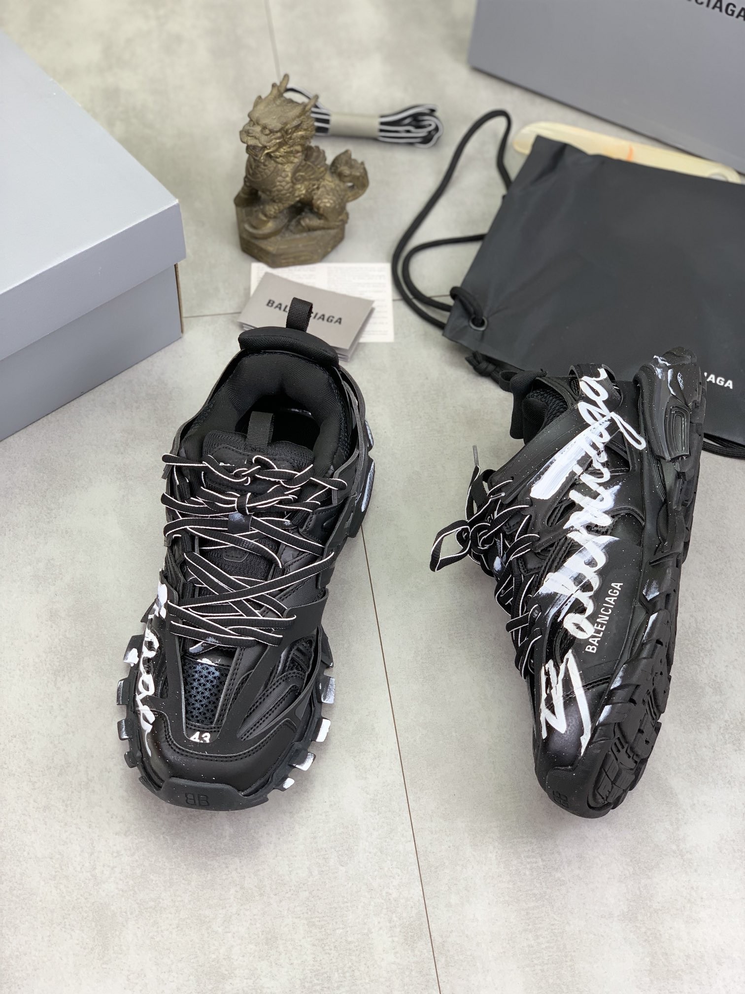 [BALENCIAGA-발렌시아가] 발렌시아가 로고 레터링 트랙 스니커즈