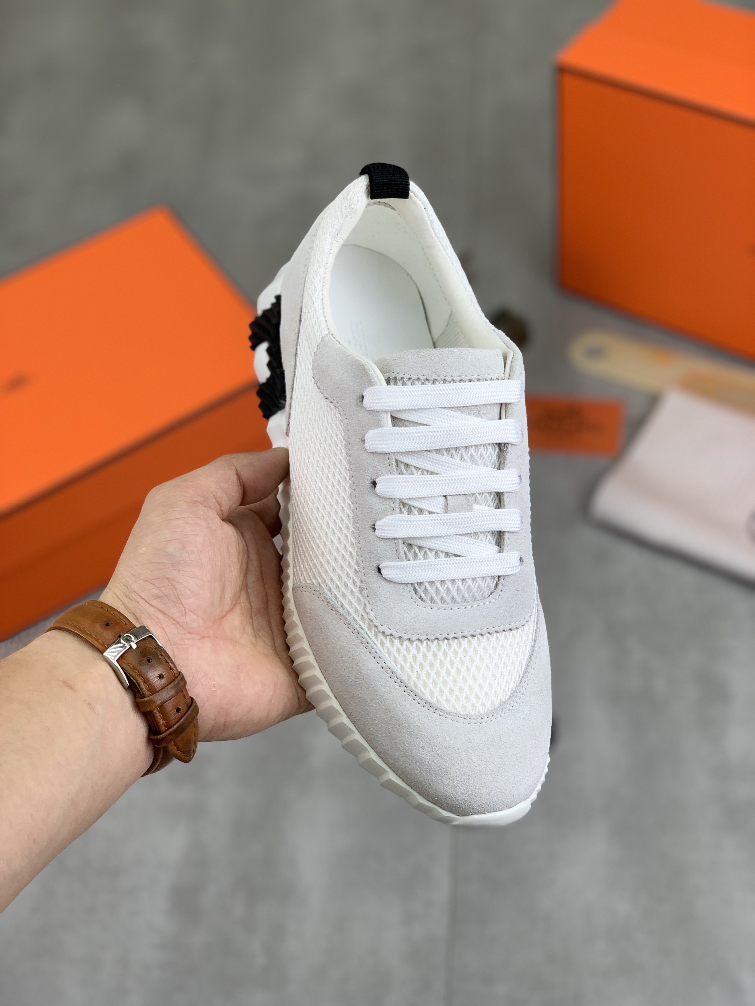 [HERMES-에르메스] 에르메스  바운싱 스니커즈  남여공용