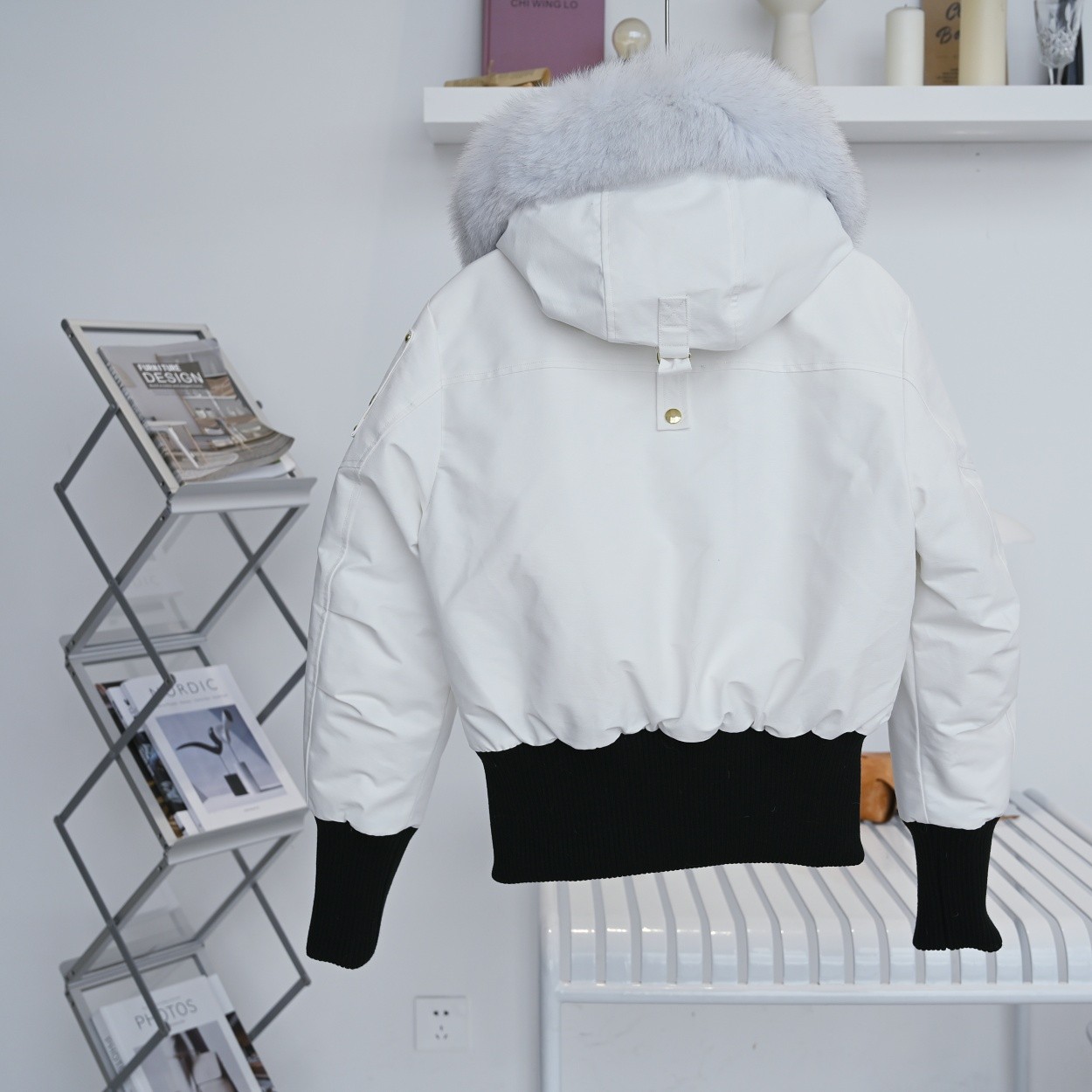 [Moose knuckles -무스너클 ]   무스너클 여성 봄버 패딩 자켓