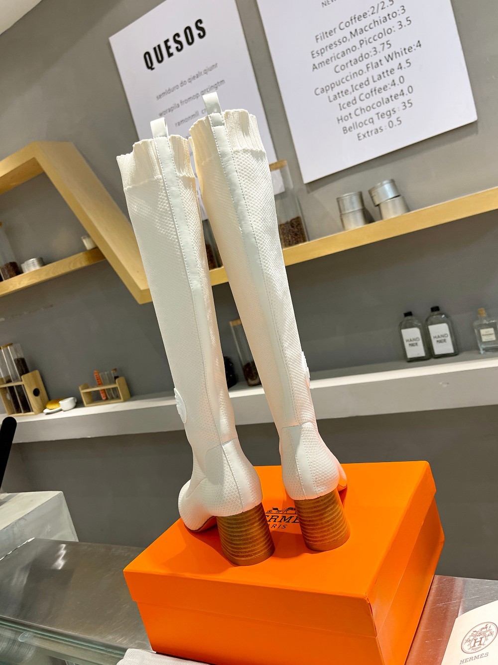 [HERMES-에르메스] 에르메스 니트 롱 부츠