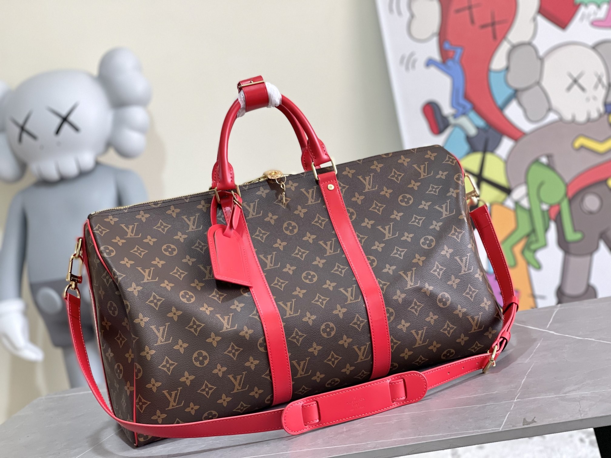 [LOUIS VUITTON-루이비통] 루이비통 모노그램 키폴 반둘리에 50 M44740