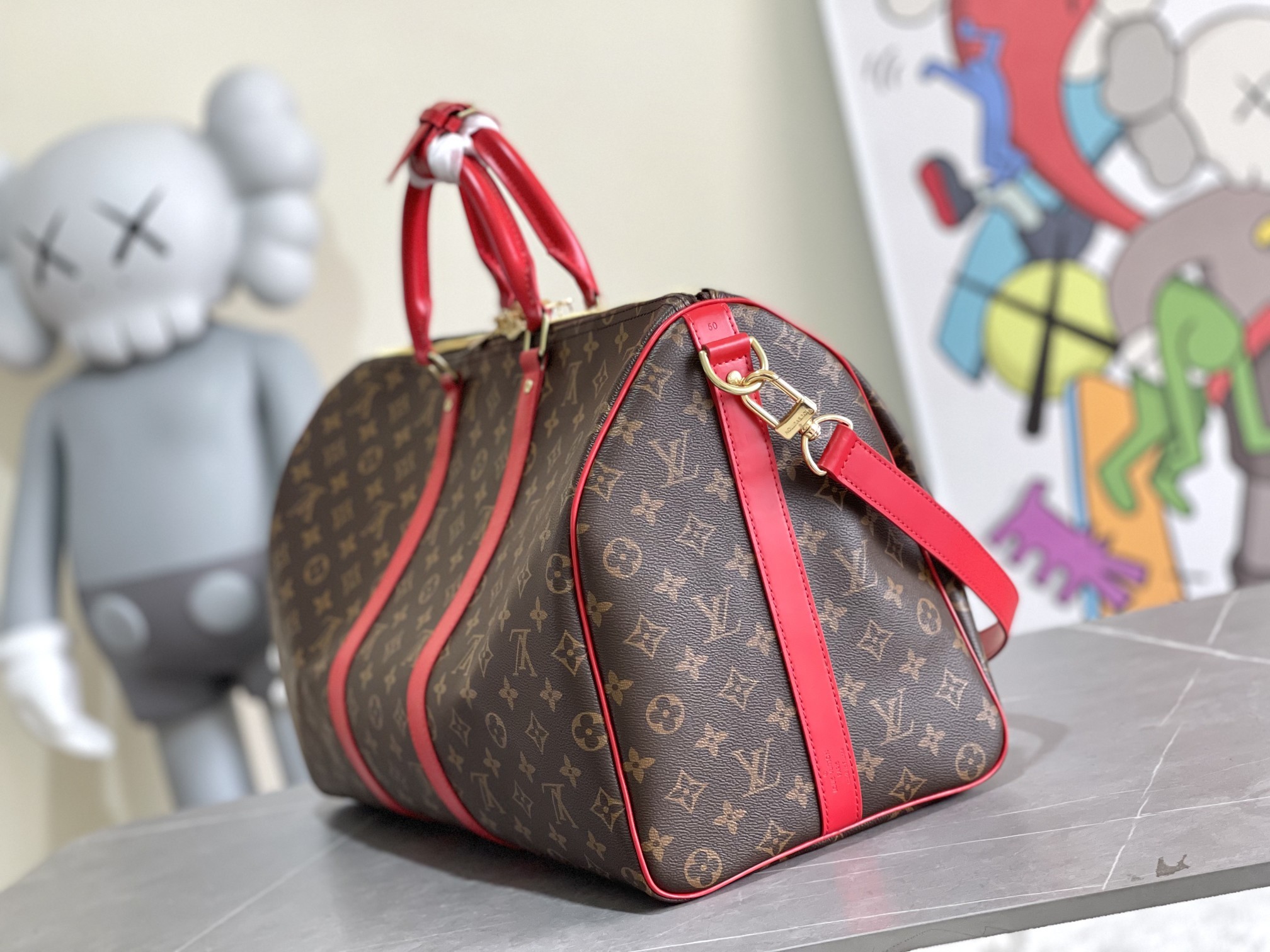 [LOUIS VUITTON-루이비통] 루이비통 모노그램 키폴 반둘리에 50 M44740