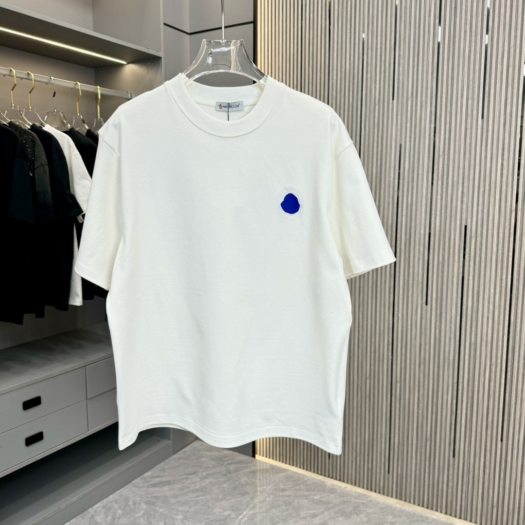 [MONCLER-몽클레어] 몽클레어 오버사이즈 티셔츠 화이트