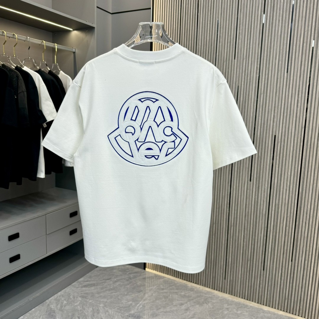 [MONCLER-몽클레어] 몽클레어 오버사이즈 티셔츠 화이트