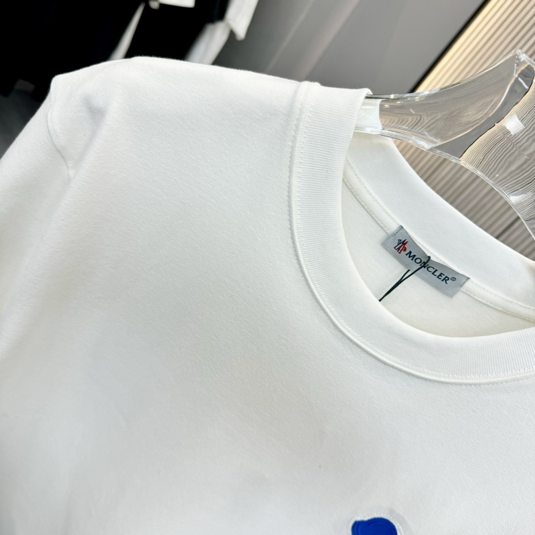 [MONCLER-몽클레어] 몽클레어 오버사이즈 티셔츠 화이트