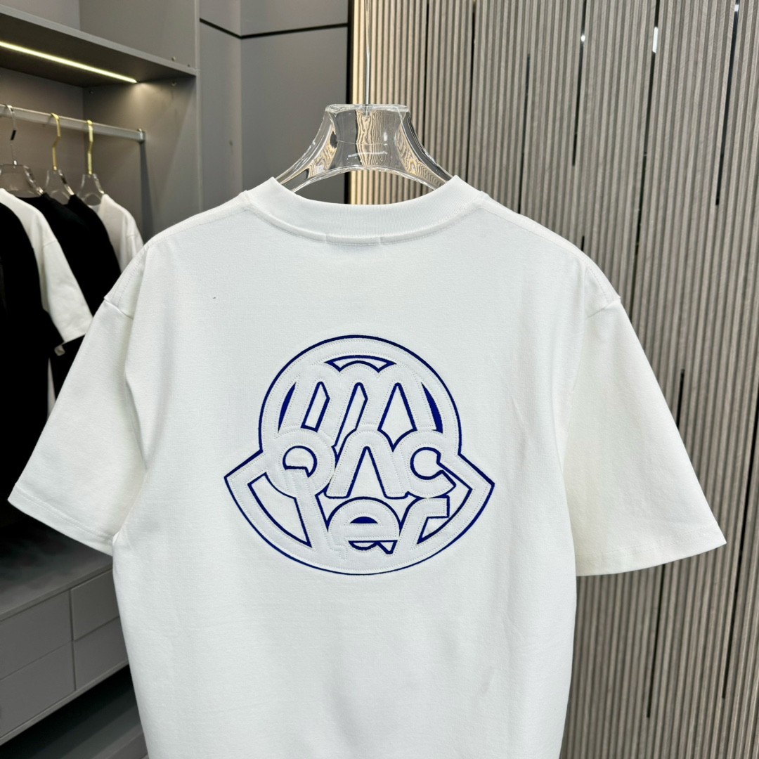 [MONCLER-몽클레어] 몽클레어 오버사이즈 티셔츠 화이트