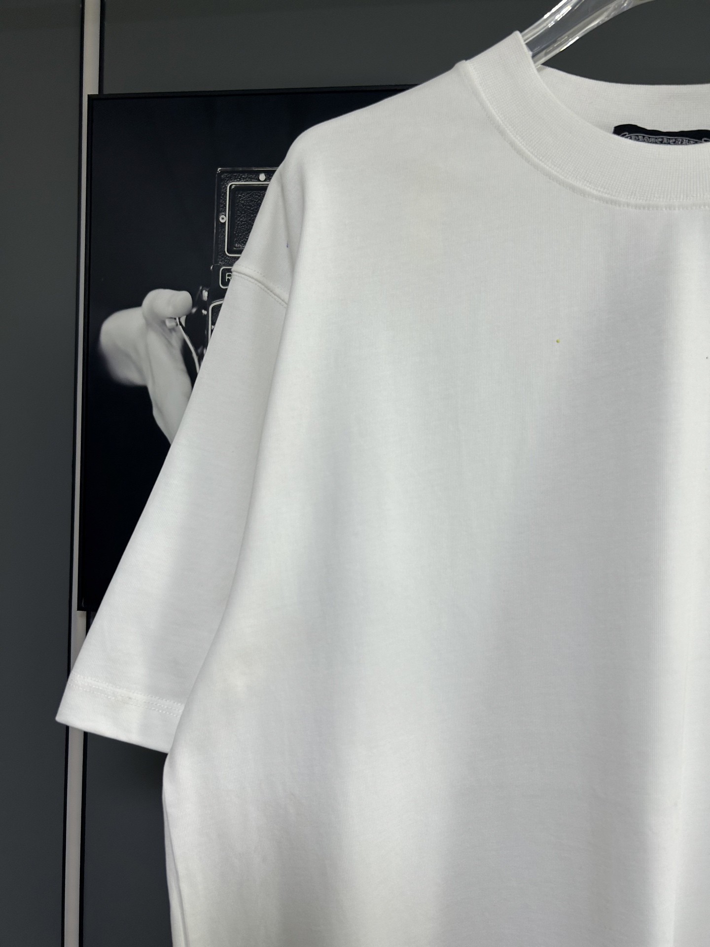 [CHROM HEARTS -크롬하츠] 크롬하츠 남녀공용  로고 반팔 티셔츠 블랙 화이트