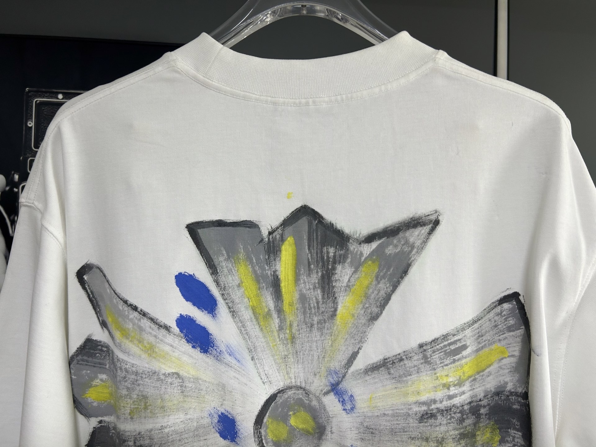 [CHROM HEARTS -크롬하츠] 크롬하츠 남녀공용  로고 반팔 티셔츠 블랙 화이트