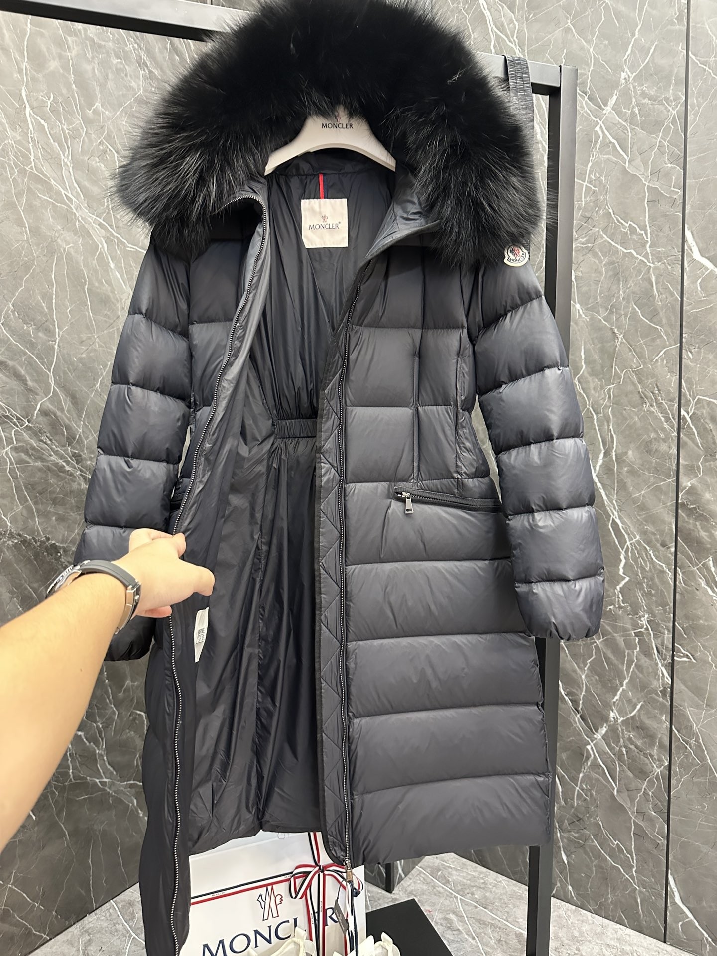 [MONCLER-몽클레어] 몽클레어 보에딕 여성 롱 패딩