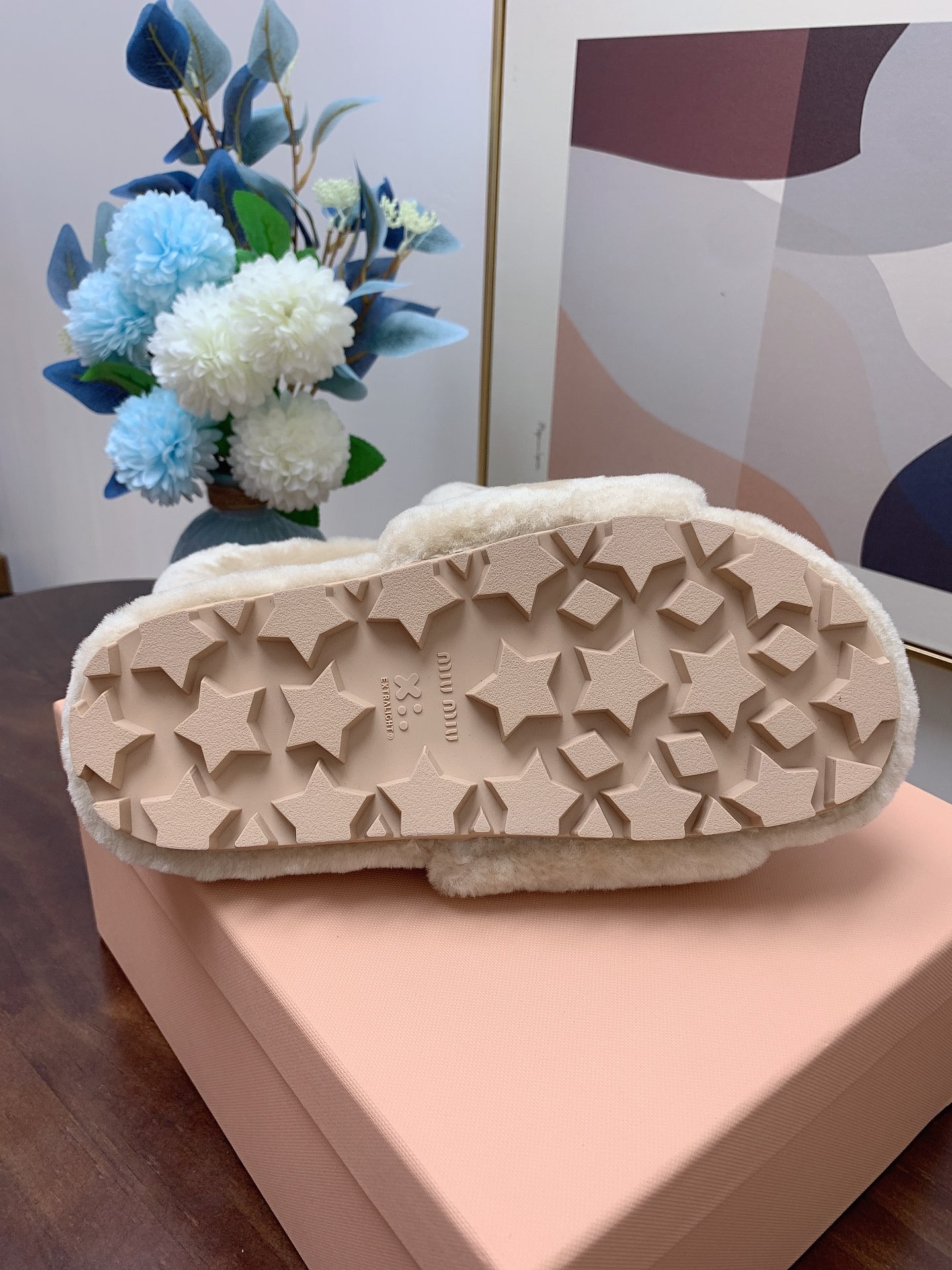 [MIU MIU-미우미우] 미우미우 털 슬리퍼