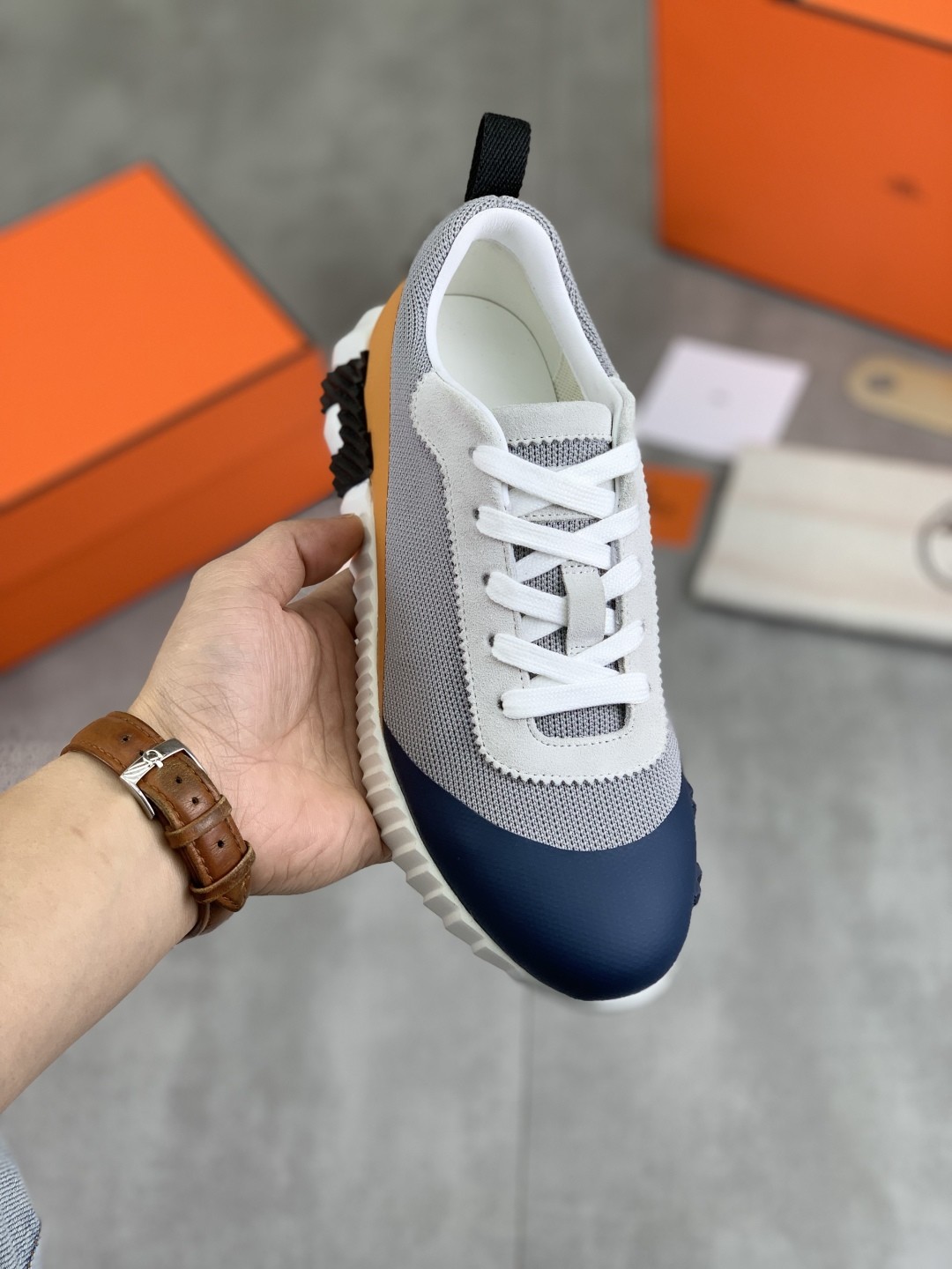 [HERMES-에르메스]  에르메스 바운싱 스니커즈 남여공용