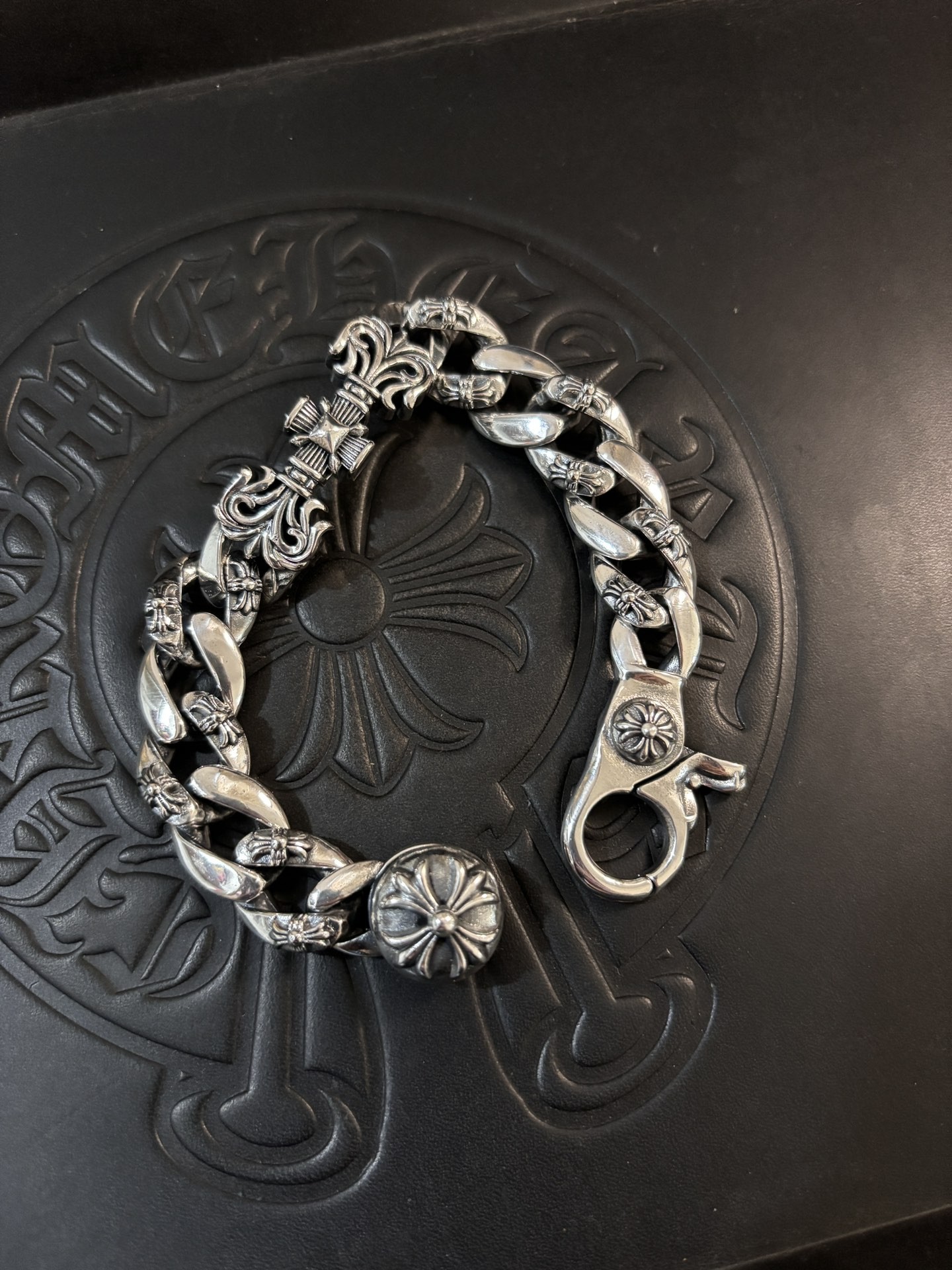 [CHROM HEARTS -크롬하츠] 크롬하츠 쿠바링크 브레이슬릿 팔찌