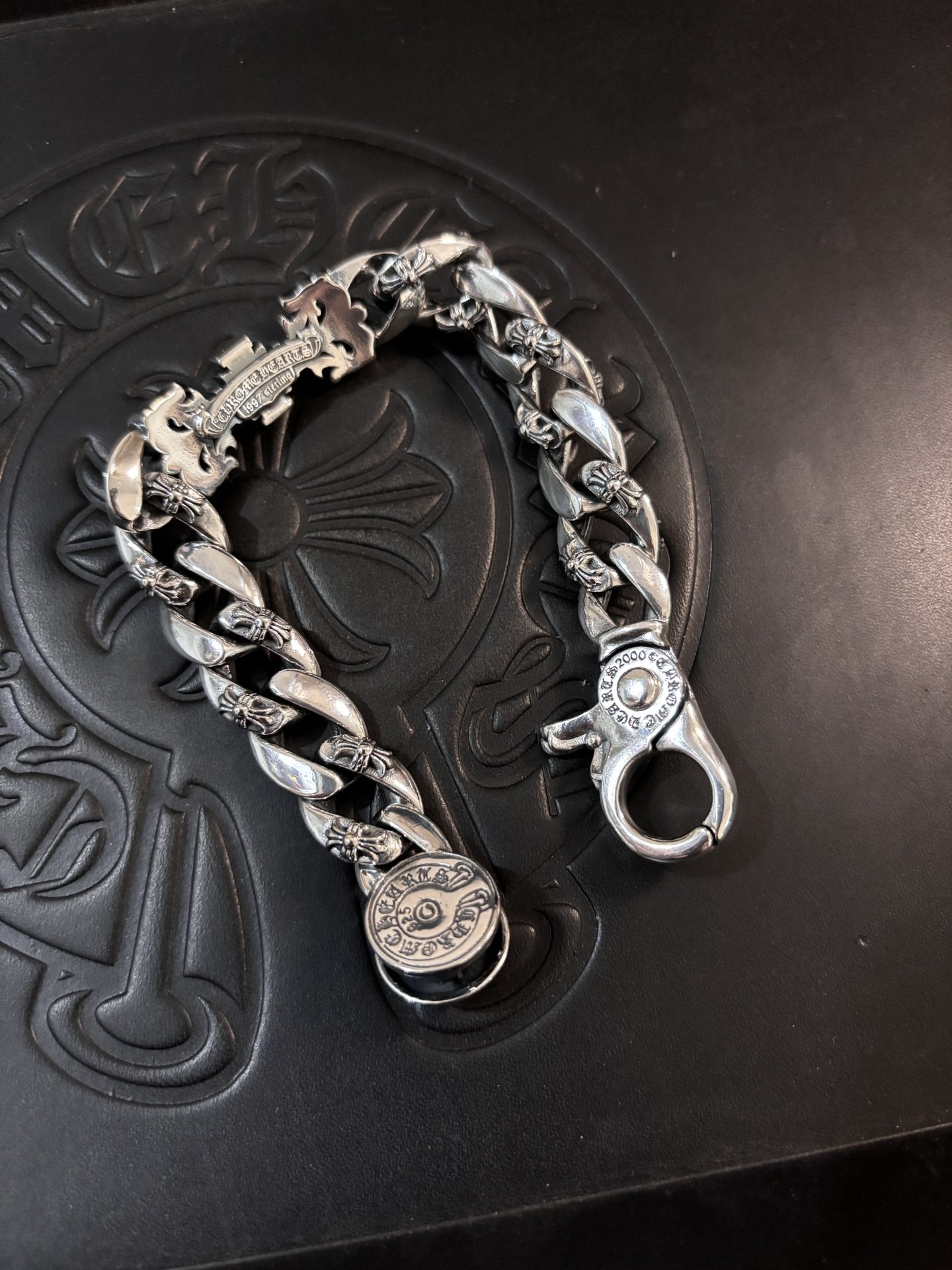 [CHROM HEARTS -크롬하츠] 크롬하츠 쿠바링크 브레이슬릿 팔찌