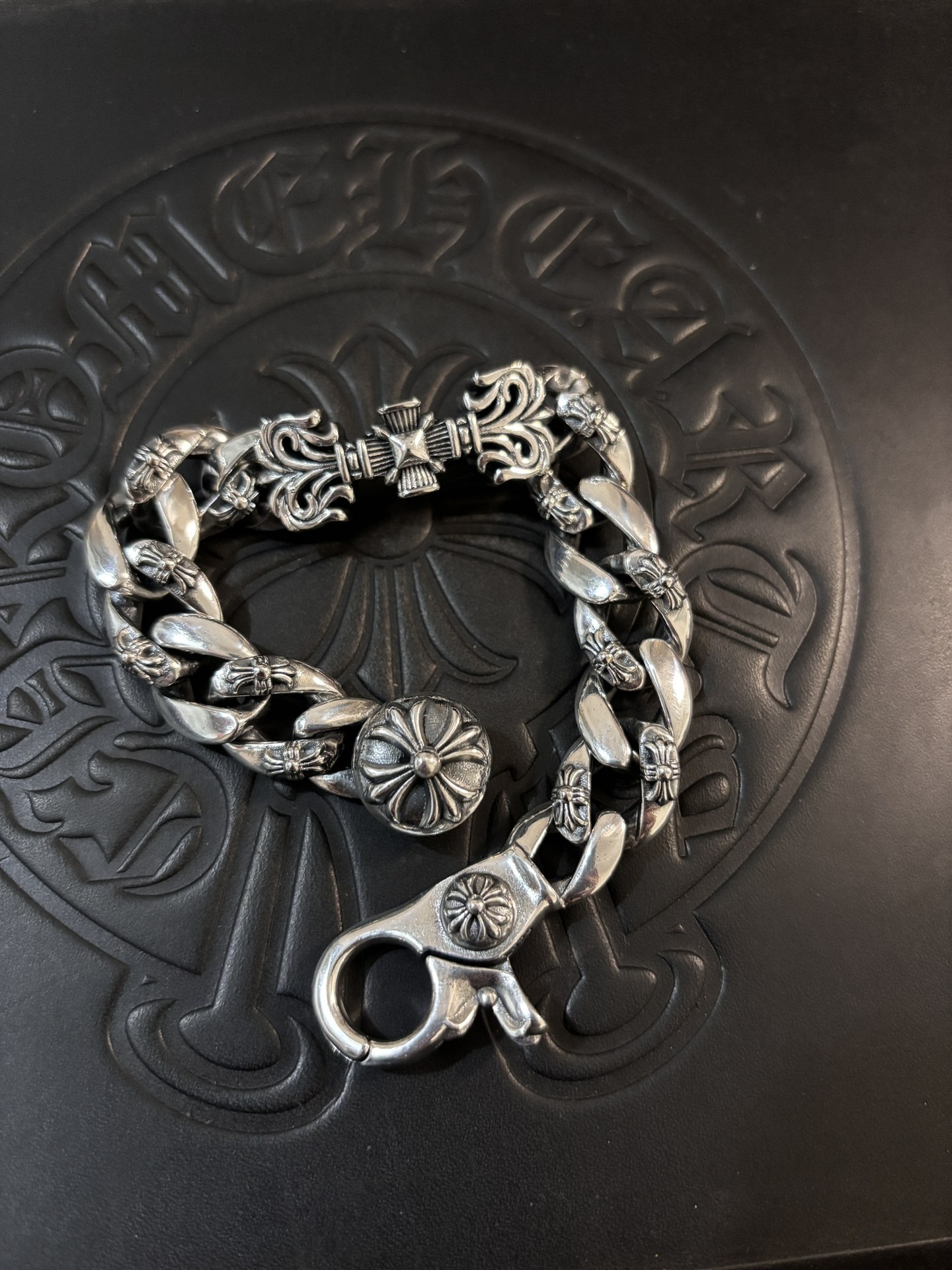 [CHROM HEARTS -크롬하츠] 크롬하츠 쿠바링크 브레이슬릿 팔찌