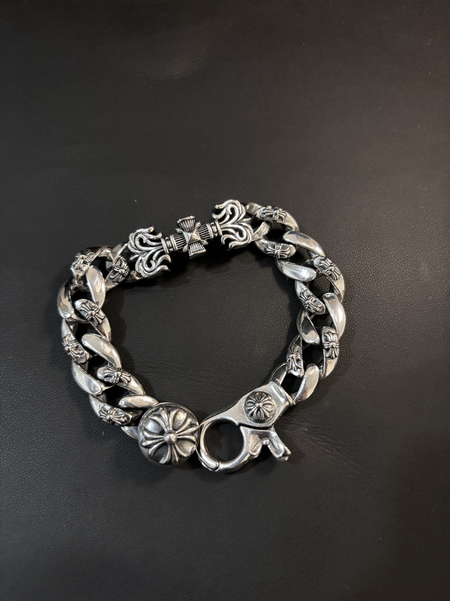 [CHROM HEARTS -크롬하츠] 크롬하츠 쿠바링크 브레이슬릿 팔찌