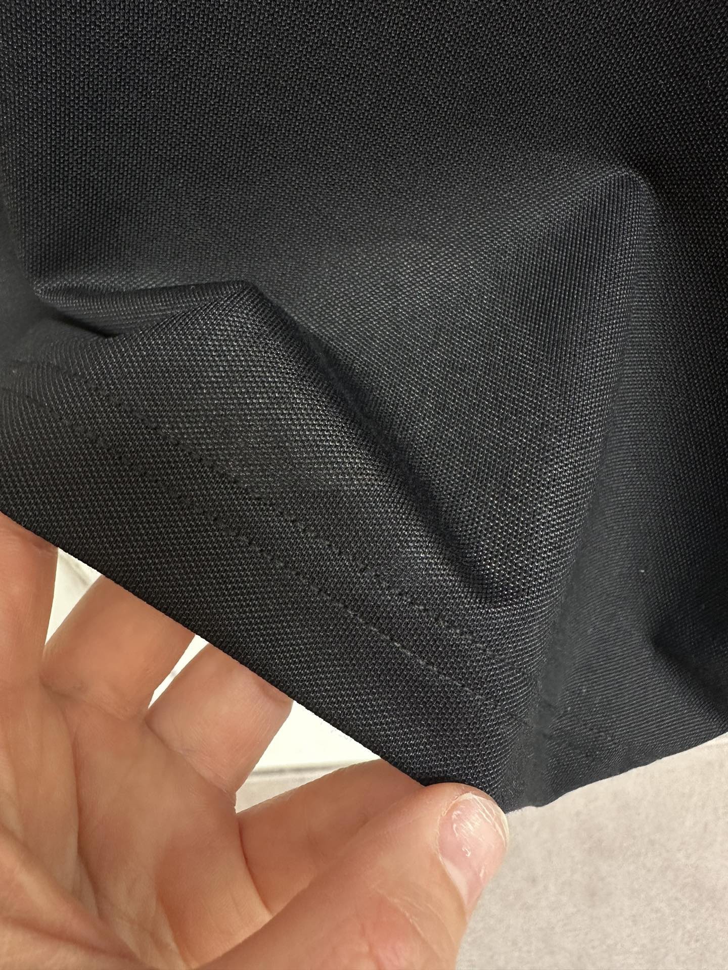 [MONCLER-몽클레어] 몽클레어 블랙 폴로 로고 패치 반팔