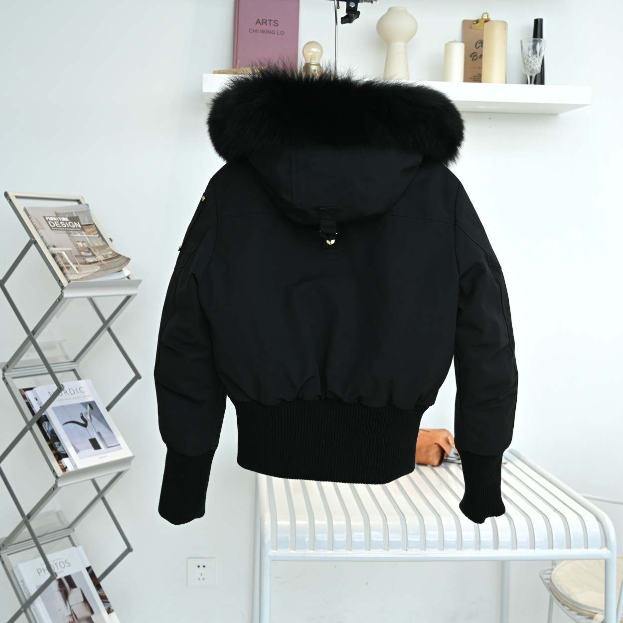 [Moose knuckles -무스너클 ]   무스너클 여성 봄버 패딩 자켓