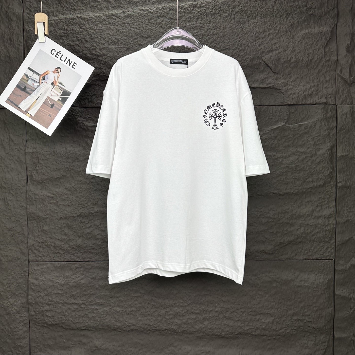 [CHROM HEARTS -크롬하츠] 크롬하츠 24ss 코튼 티셔츠 화이트